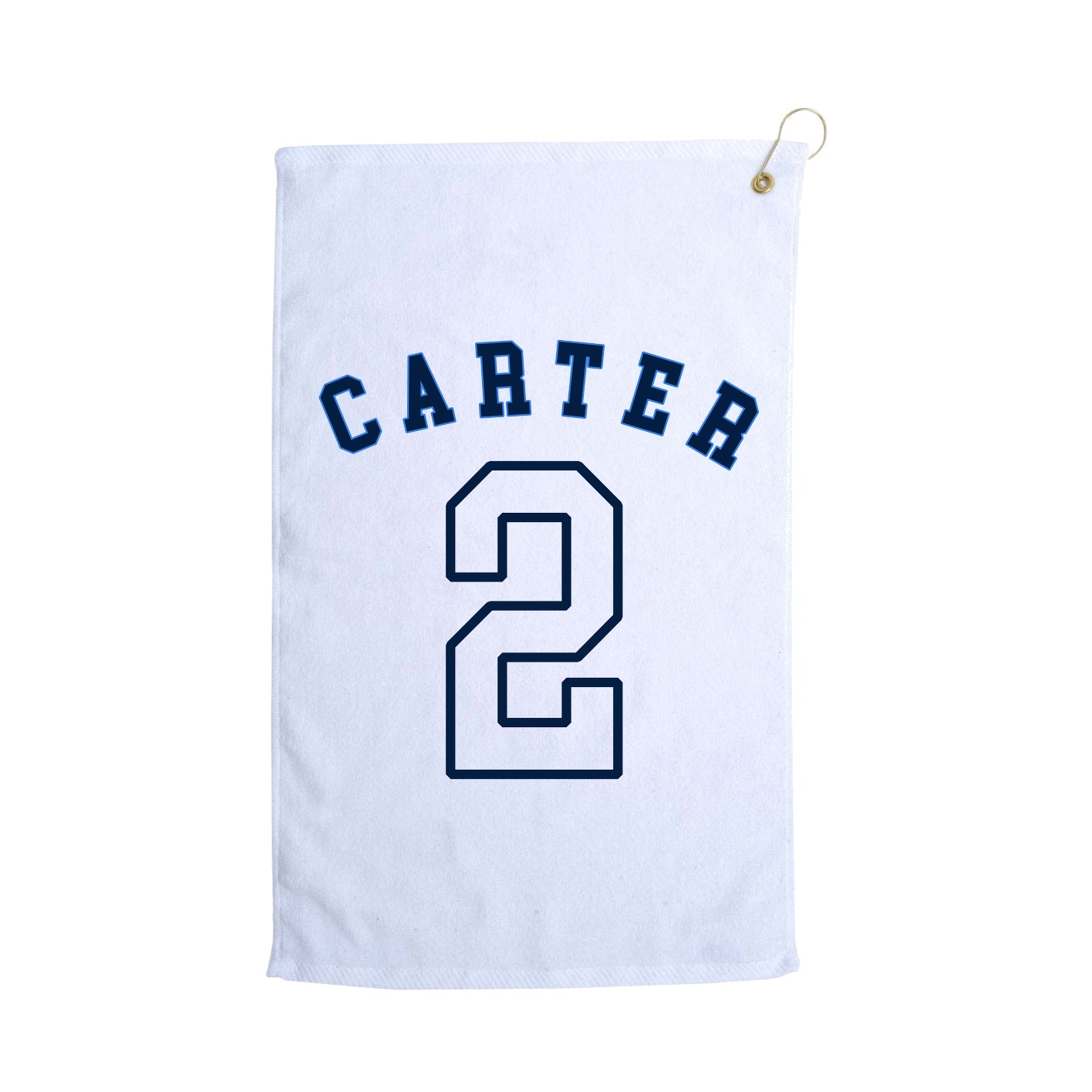 Golf Towel — Shirsey Arch in White