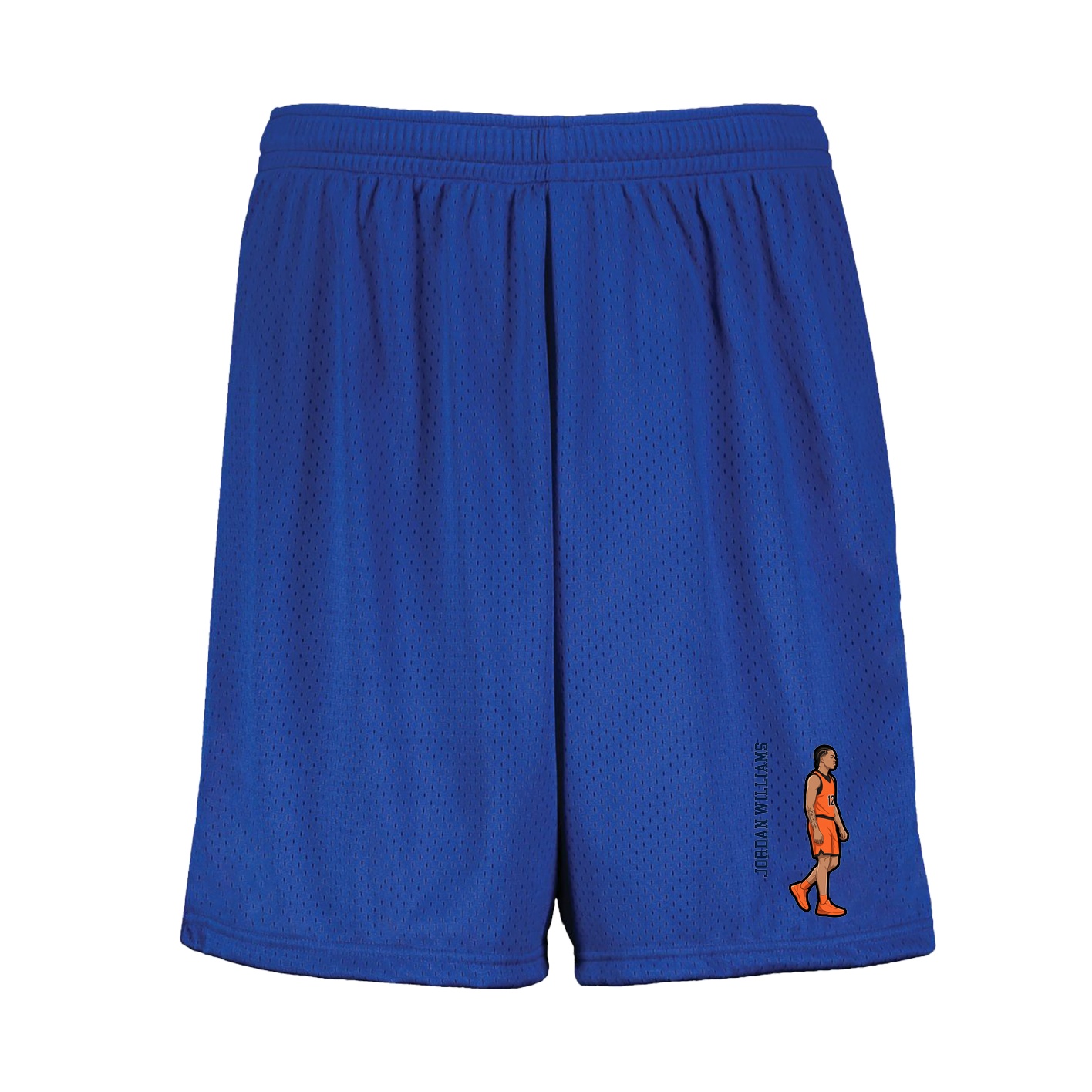 Shorts — Name Vertical in Royal