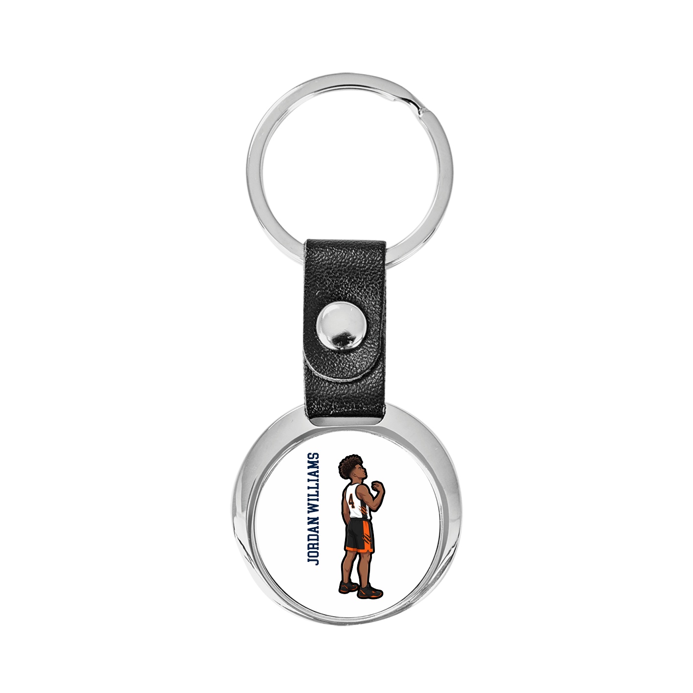 Key Chain — Name Vertical in Classic