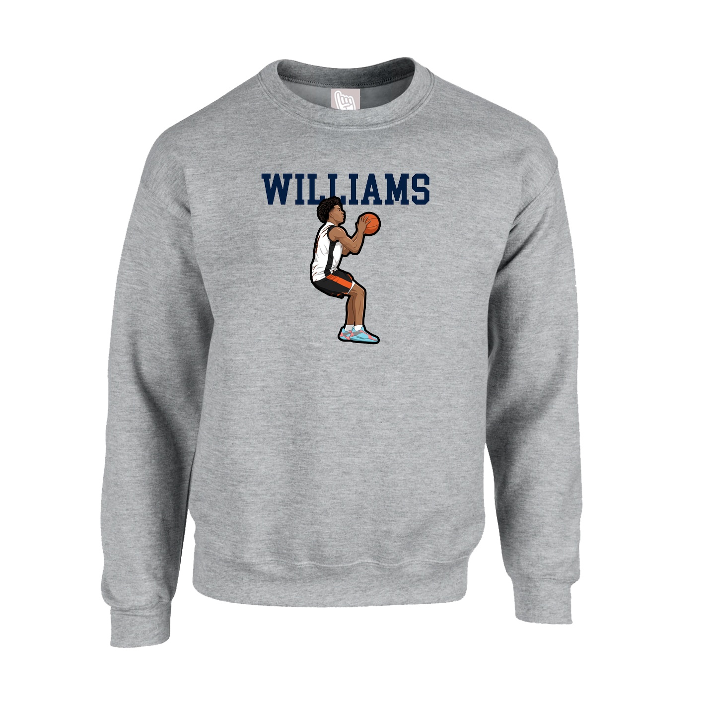 Fleece Crew — Shirsey in Grey