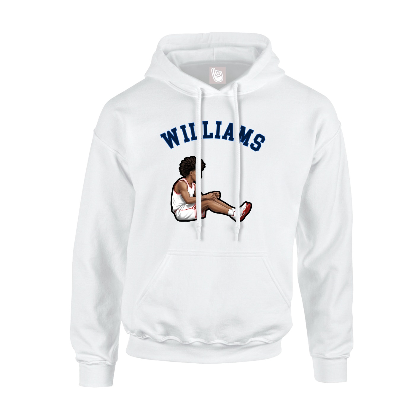 Youth Hoodie — Shirsey Arch in White
