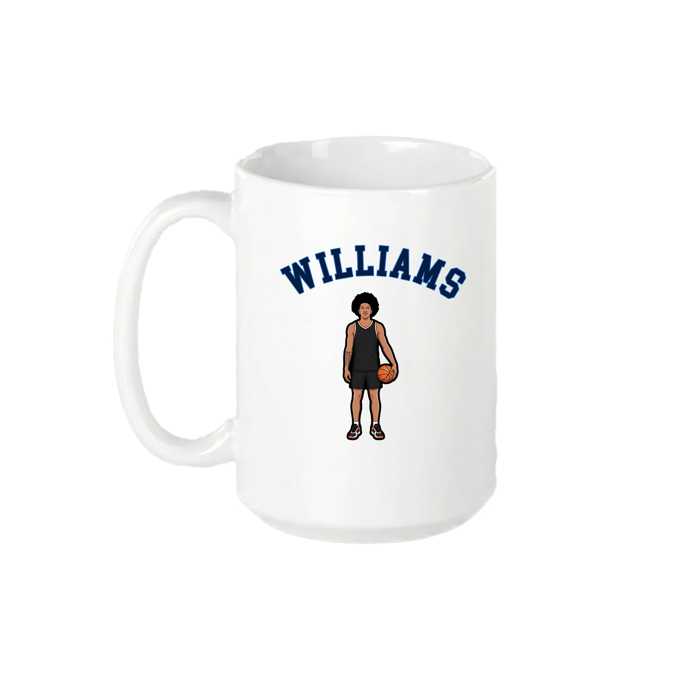 15oz Coffee Mug — Shirsey Arch in White