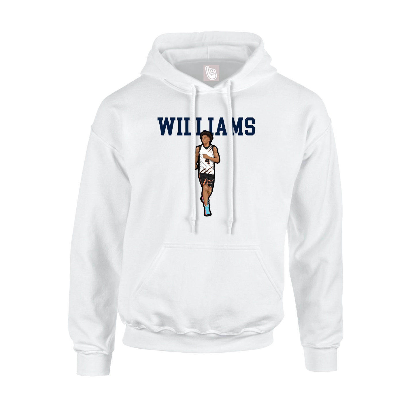 Hoodie — Shirsey in White