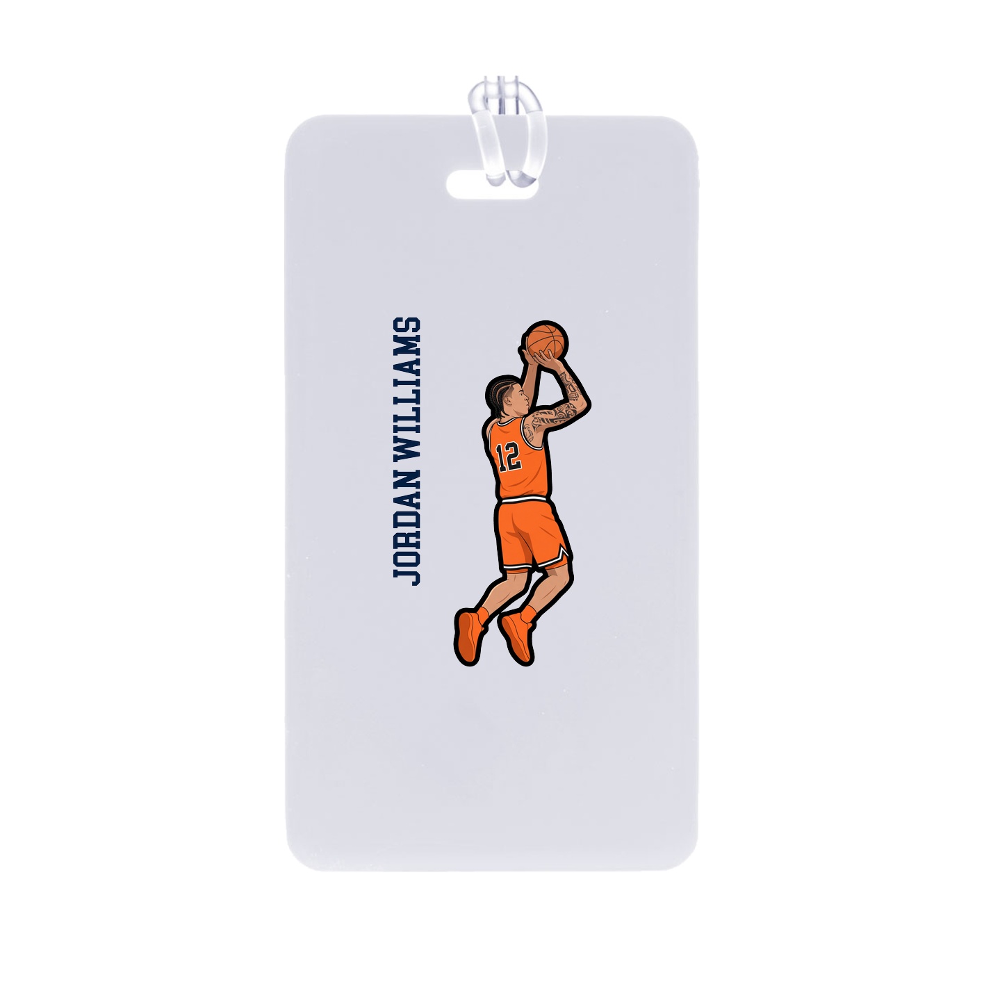 Bag Tag — Name Vertical in Classic