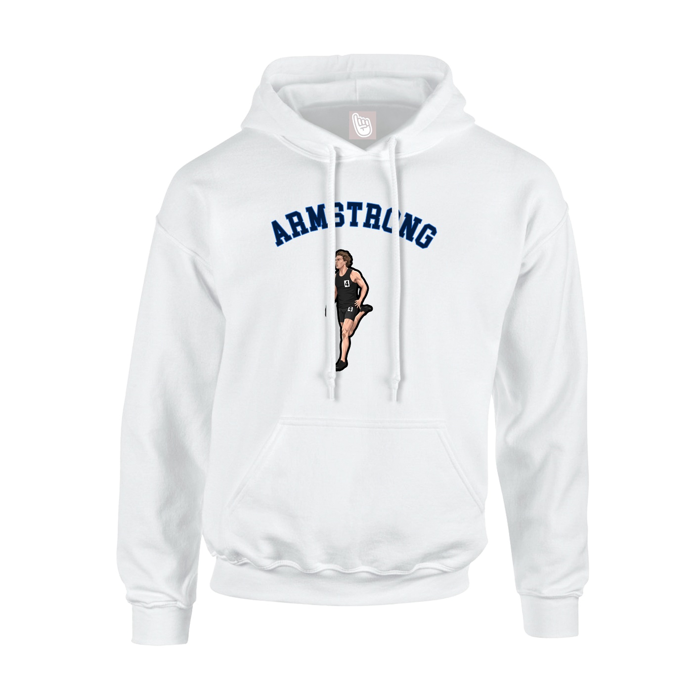 Hoodie — Shirsey Arch in White