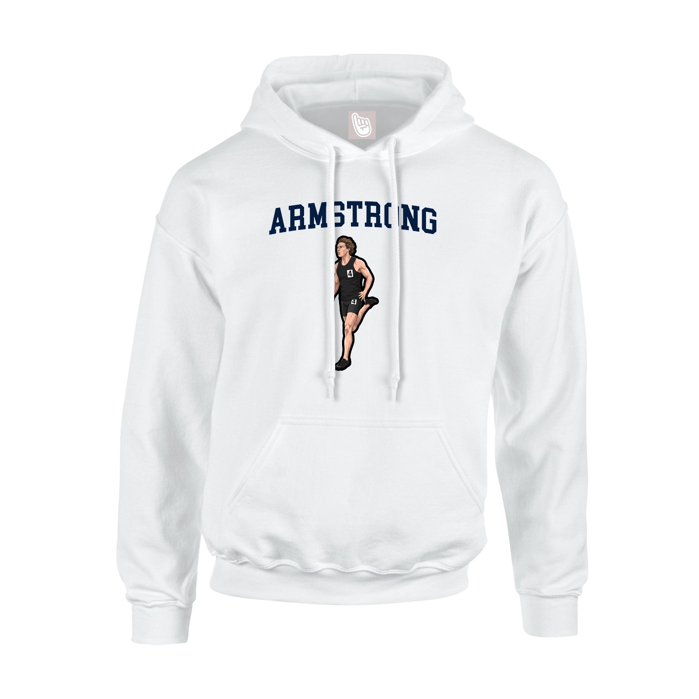 Hoodie — Shirsey in White