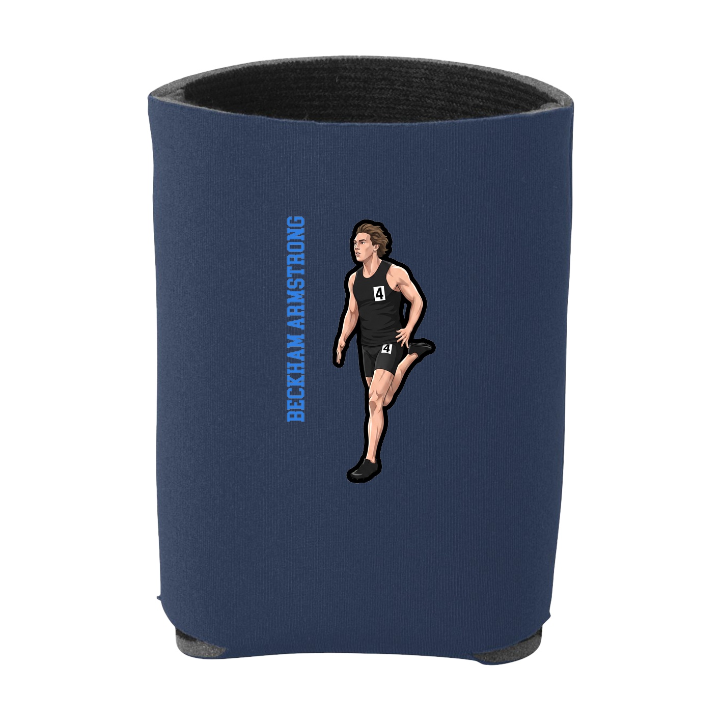 Can Holder — Name Vertical in Navy