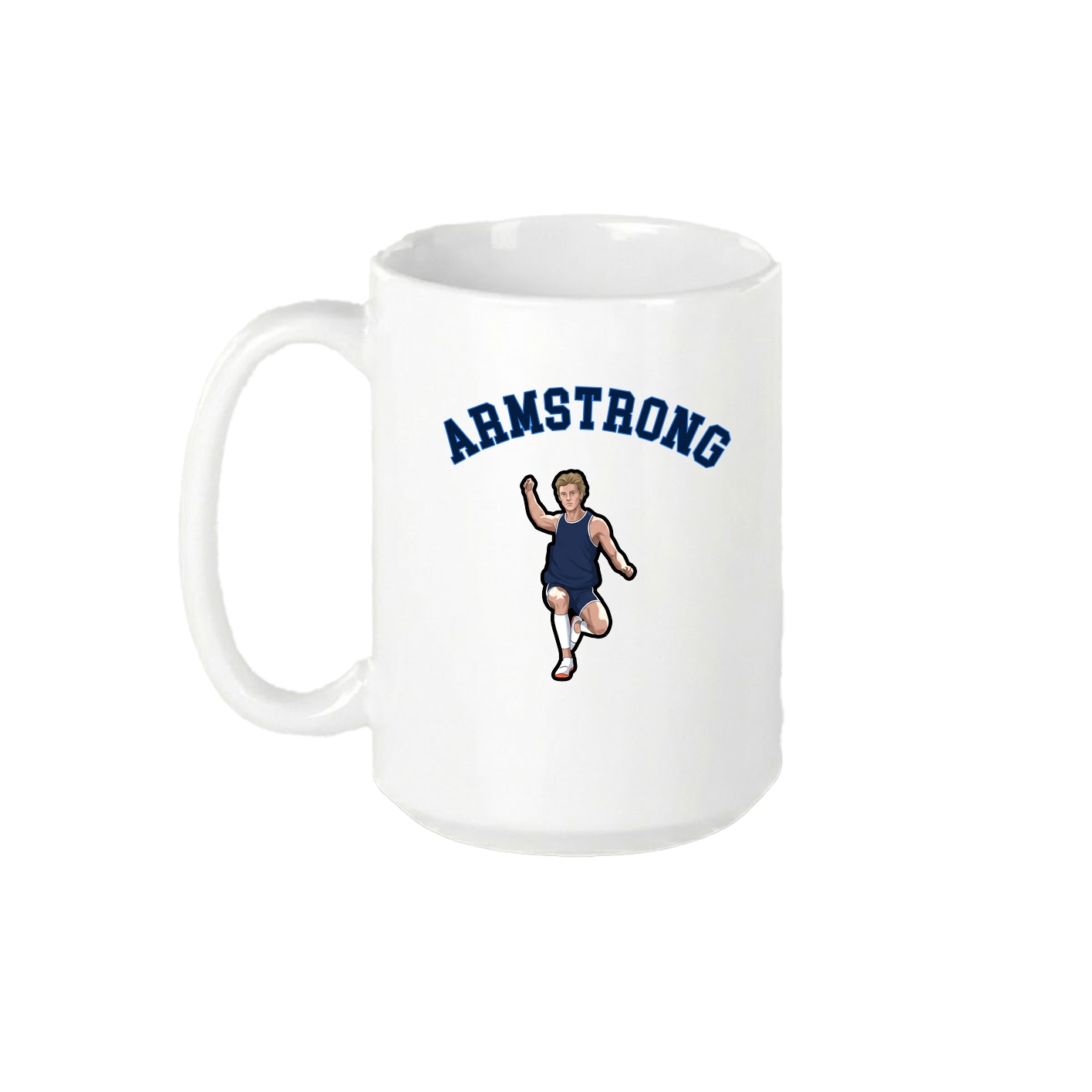 15oz Coffee Mug — Shirsey Arch in White