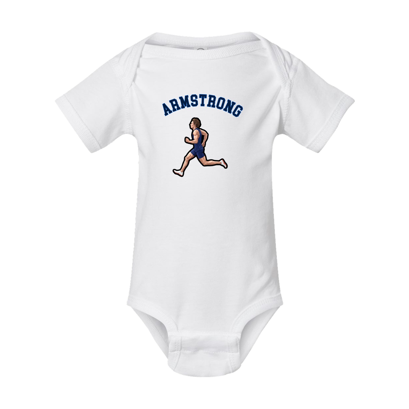 Baby Onesie — Shirsey Arch in White