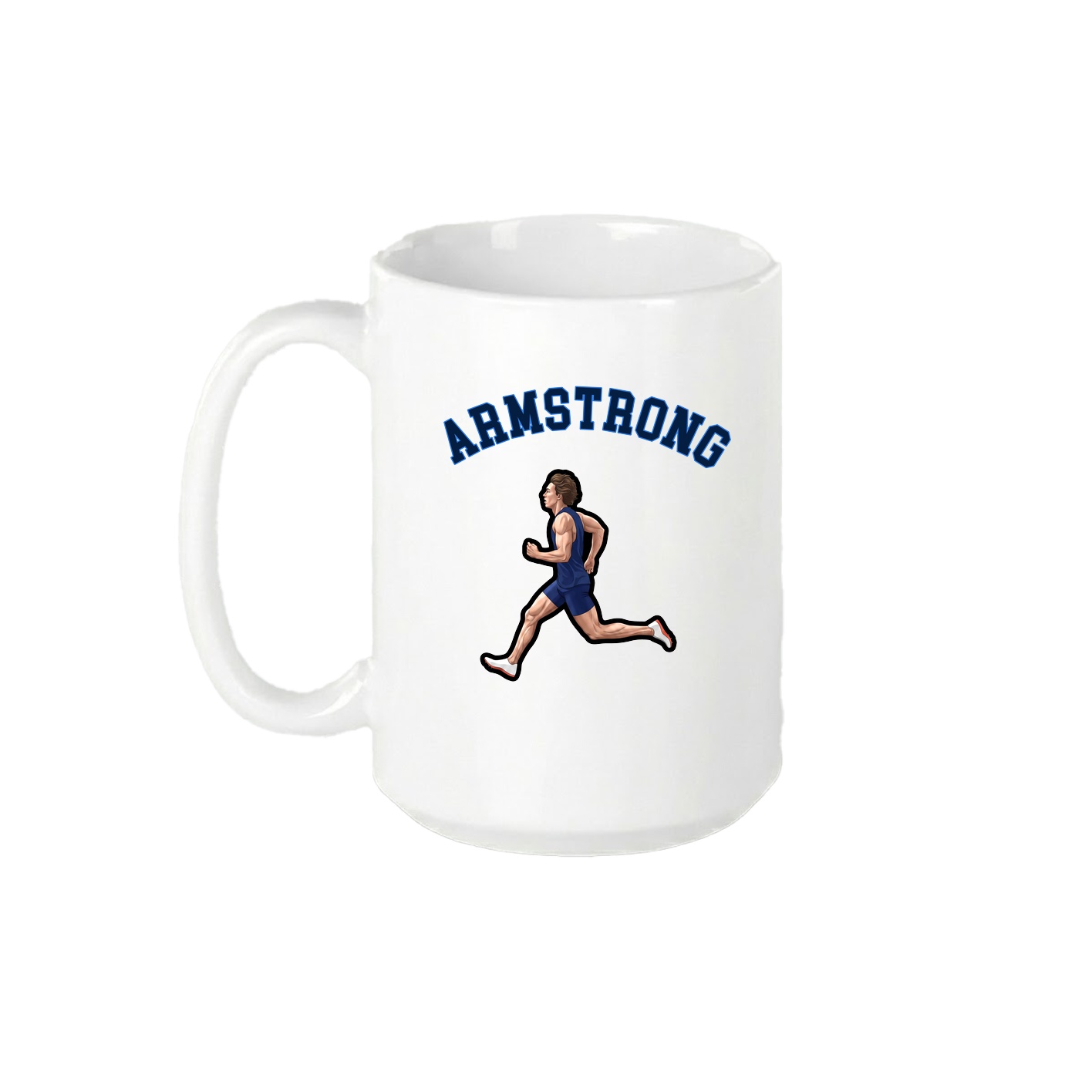 15oz Coffee Mug — Shirsey Arch in White