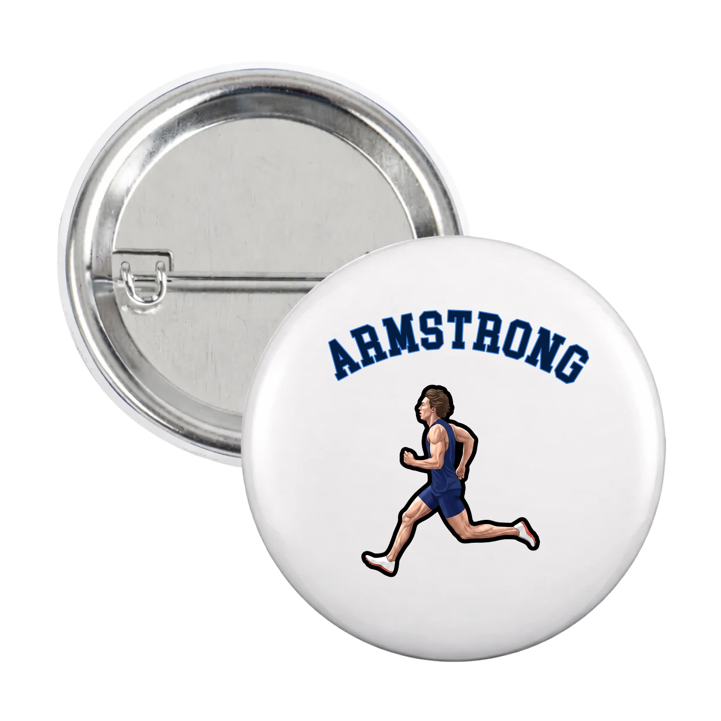 Game Day Button — Shirsey Arch in White