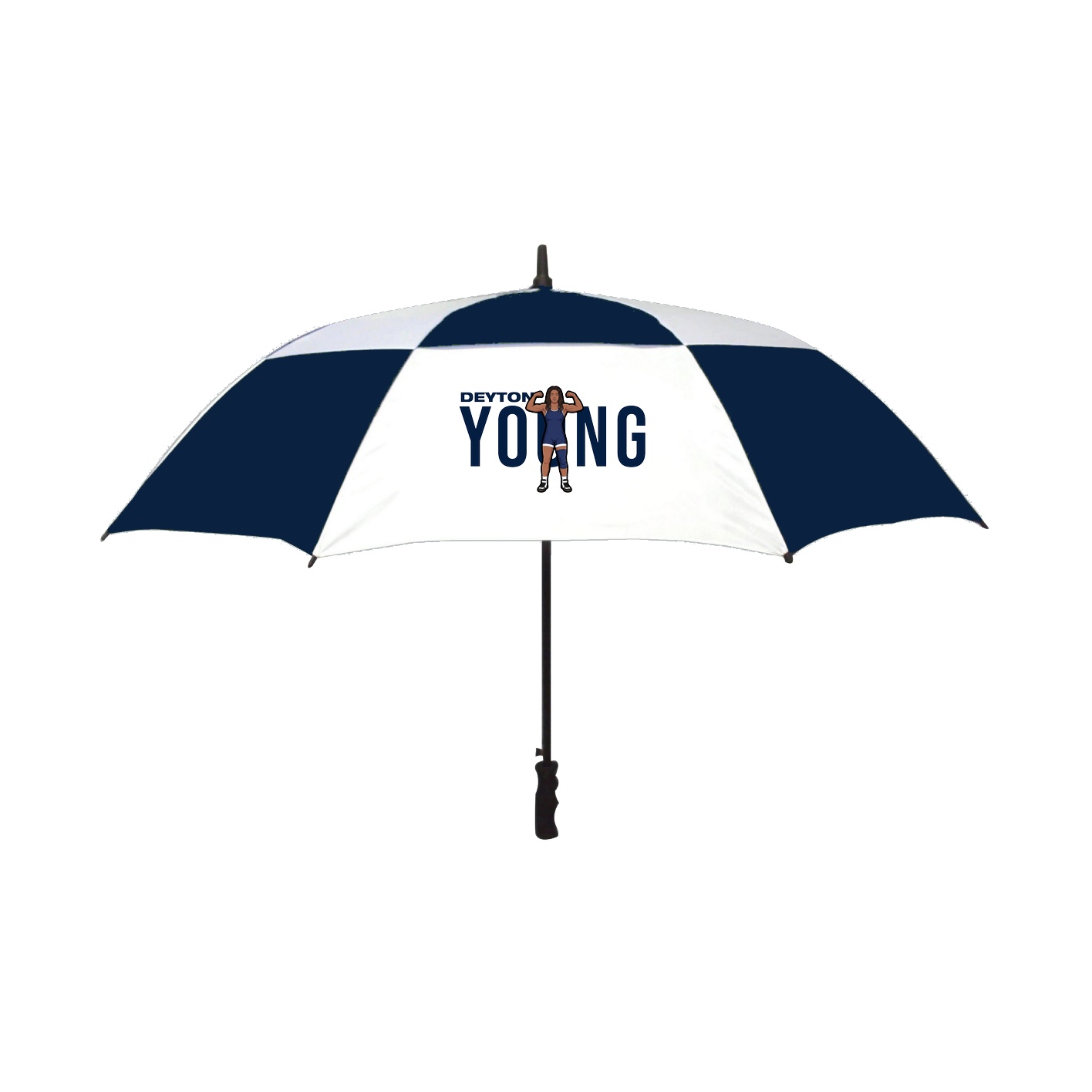 Golf Umbrella — Player Name in Navy