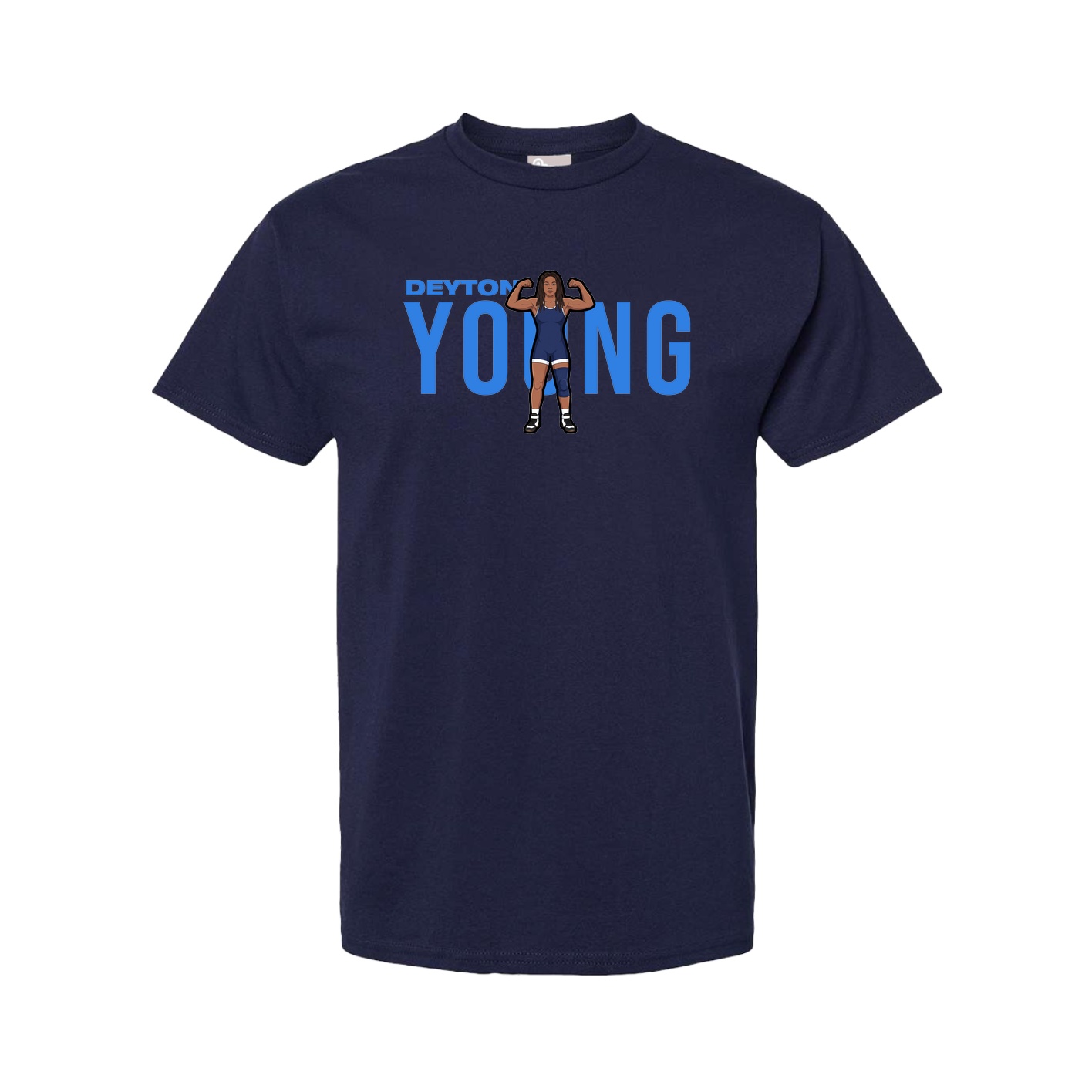Tee — Player Name in Navy
