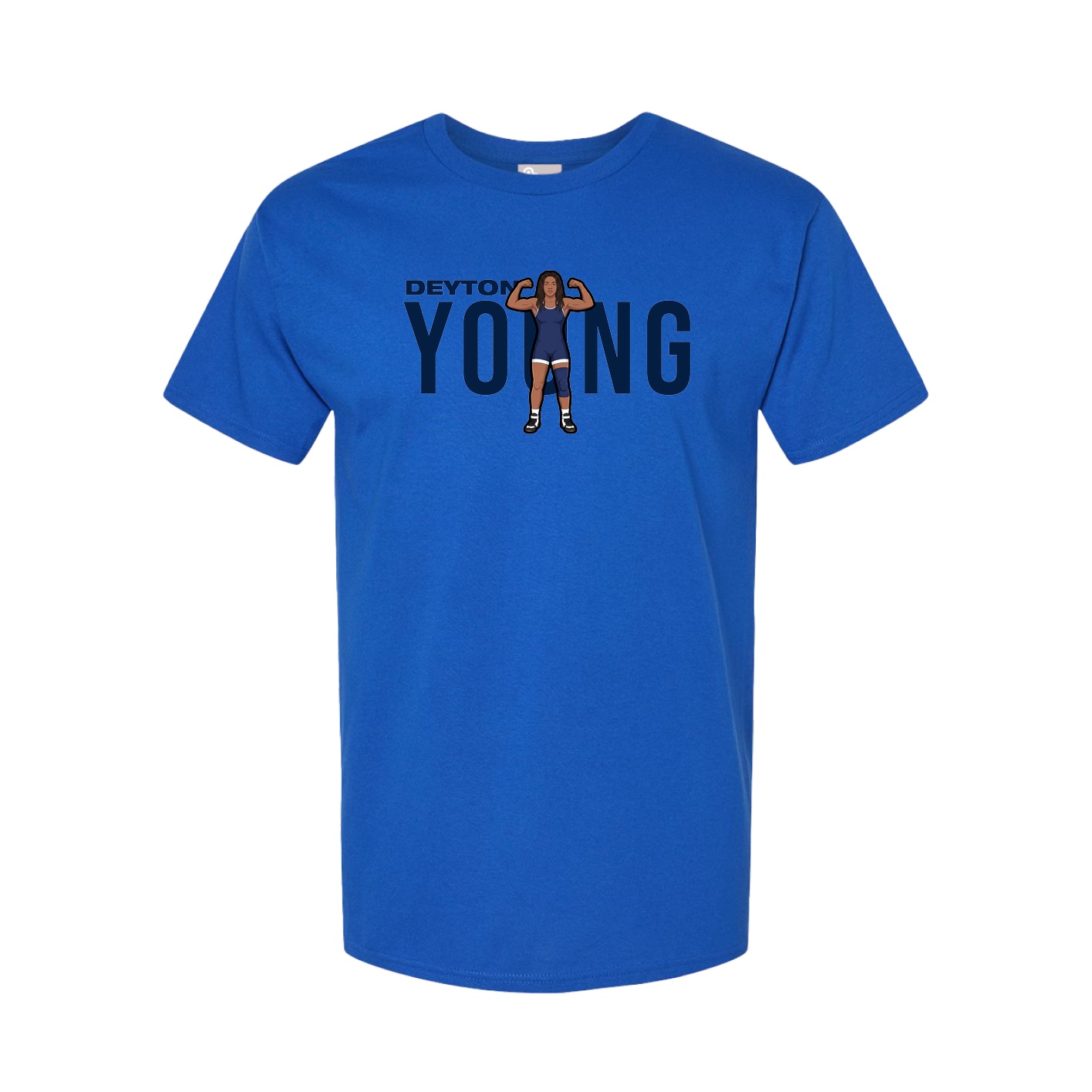 Youth Tee — Player Name in Royal