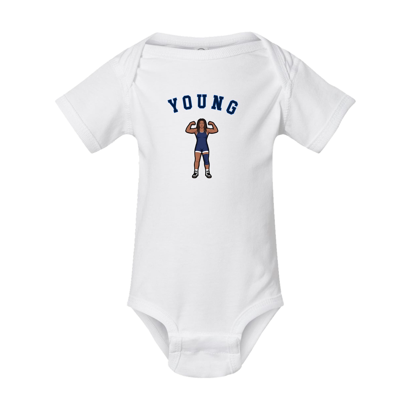 Baby Onesie — Shirsey Arch in White