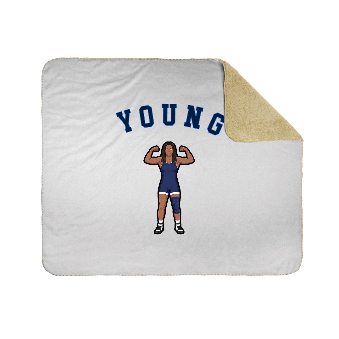 Throw Blanket — Shirsey Arch in White