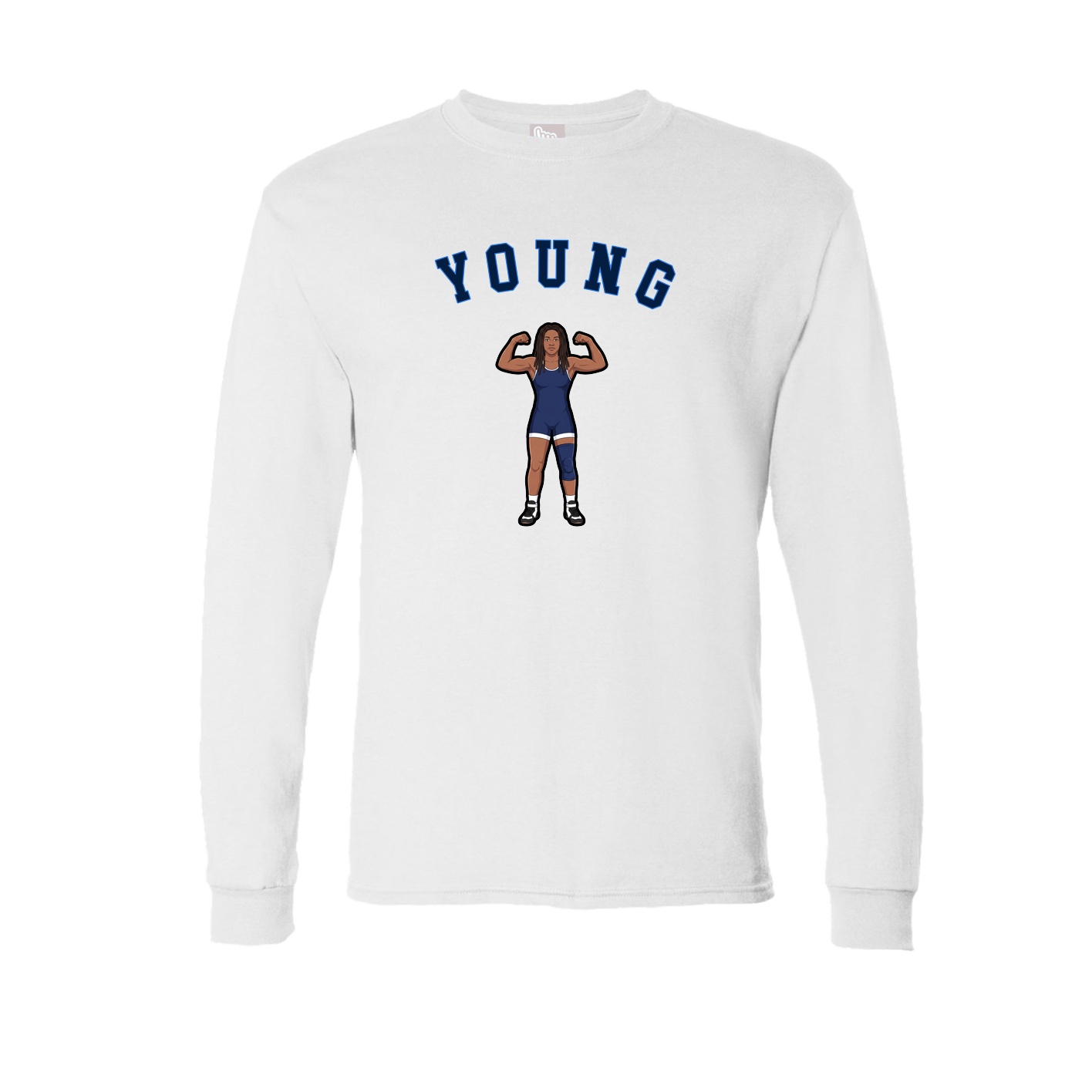 Long Sleeve Tee — Shirsey Arch in White