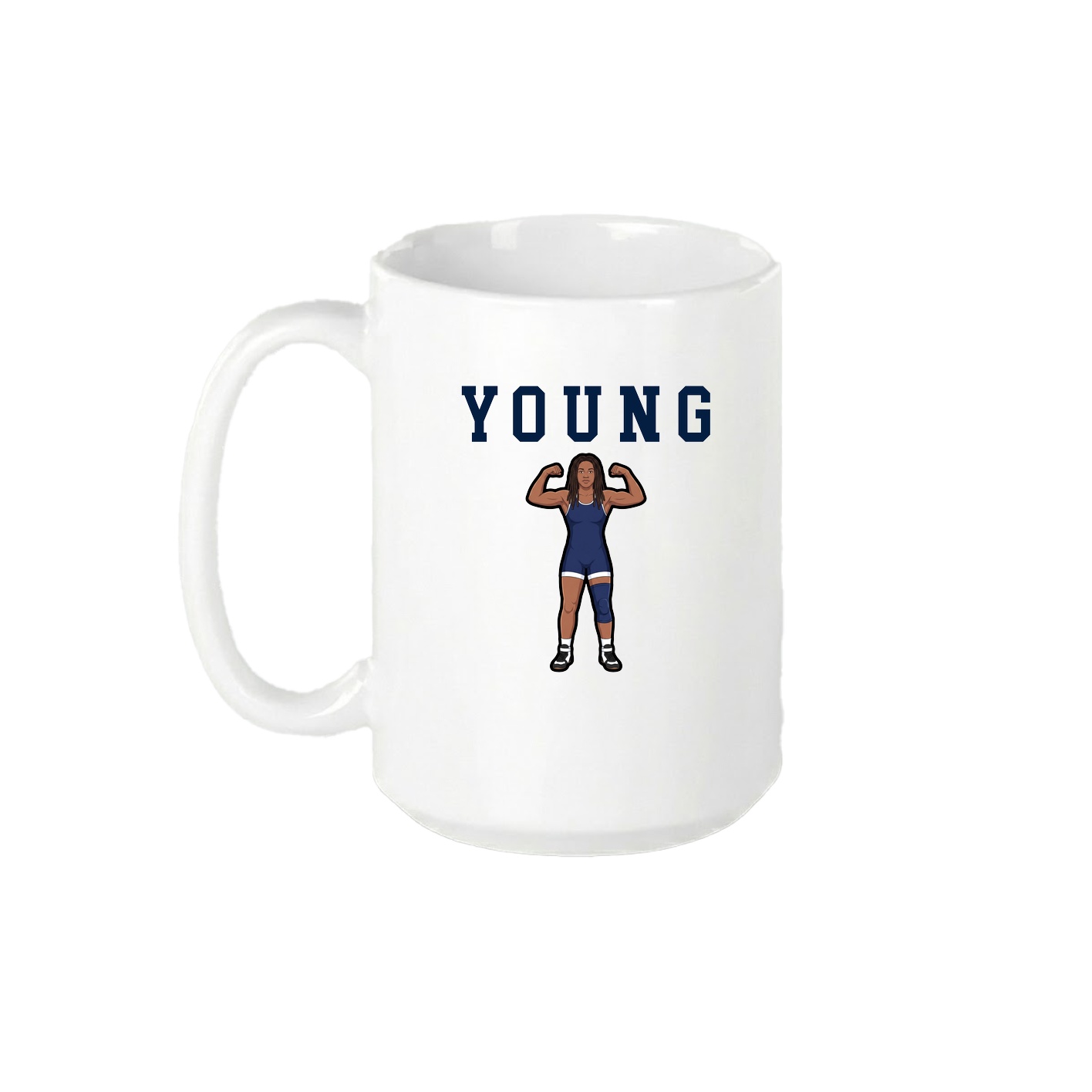 15oz Coffee Mug — Shirsey in White