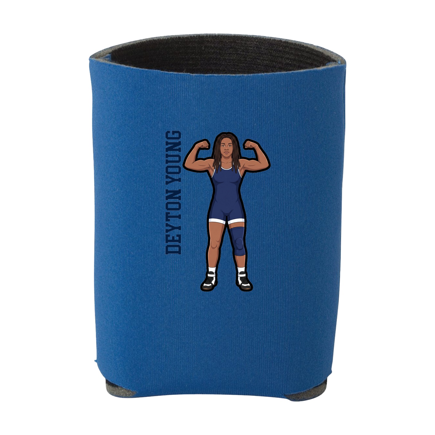 Can Holder — Name Vertical in Royal