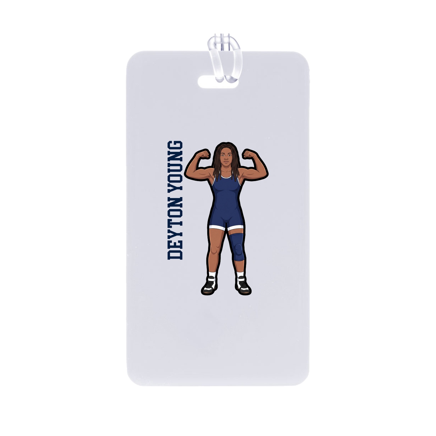 Bag Tag — Name Vertical in Classic