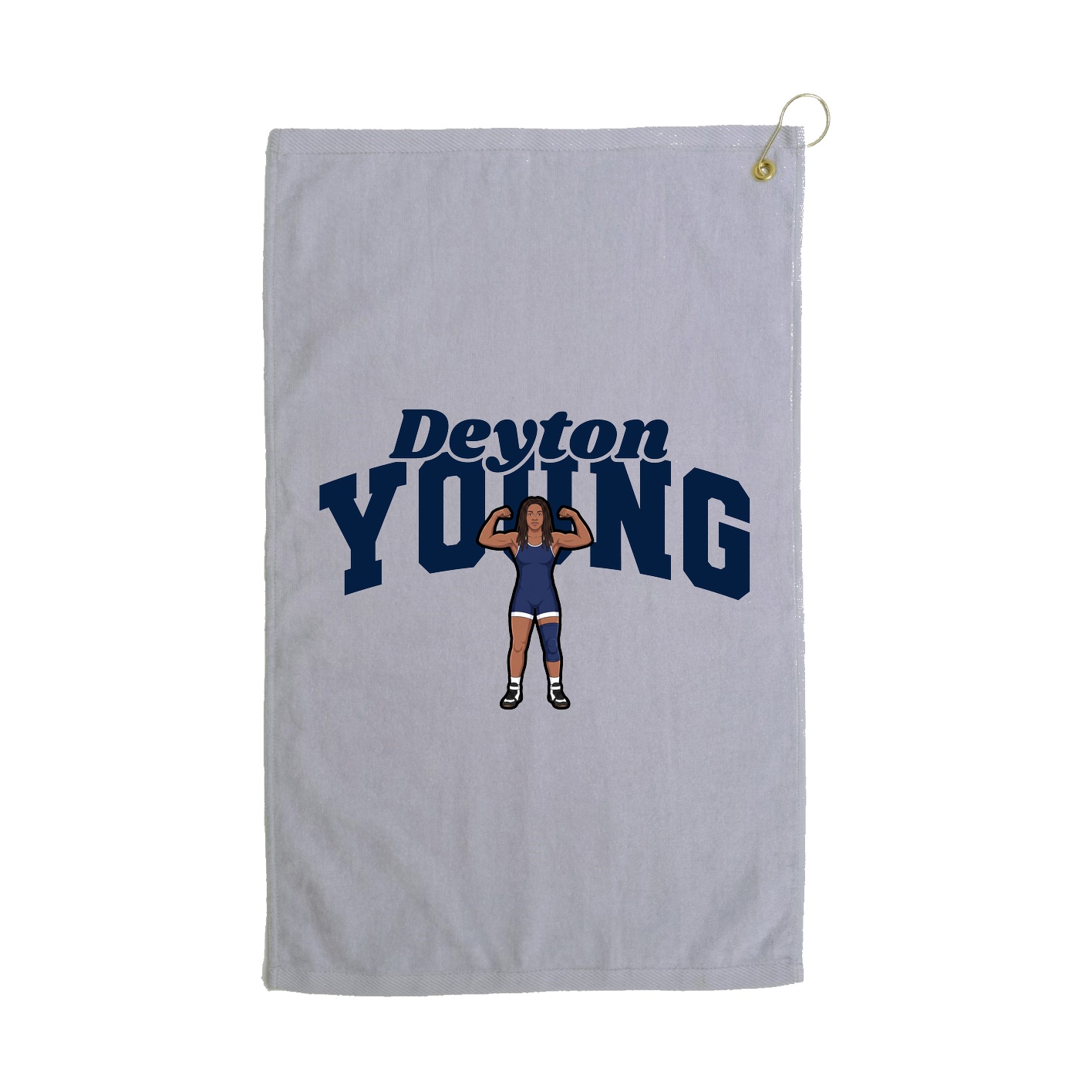 Golf Towel — Signature Arch in Grey