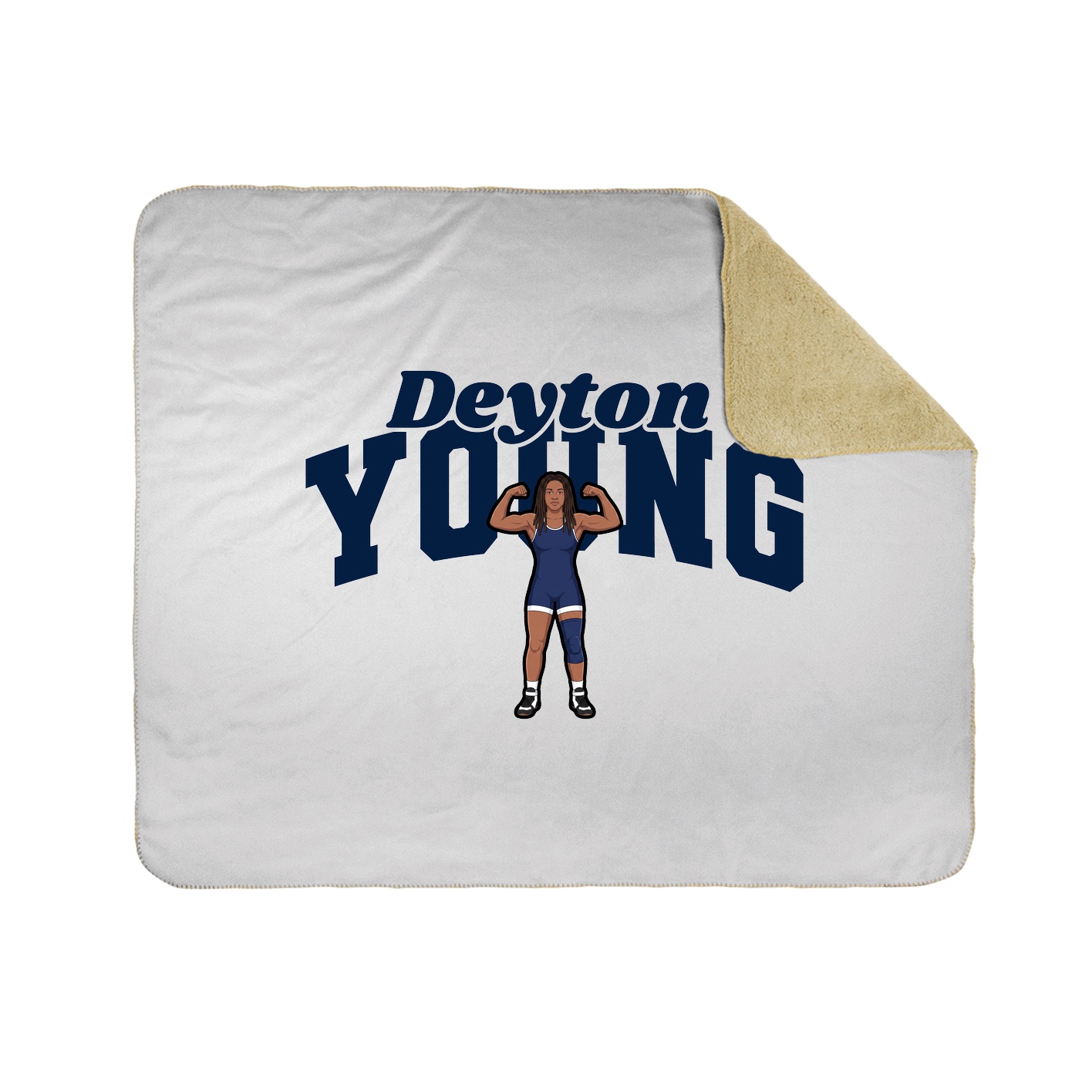 Throw Blanket — Signature Arch in White