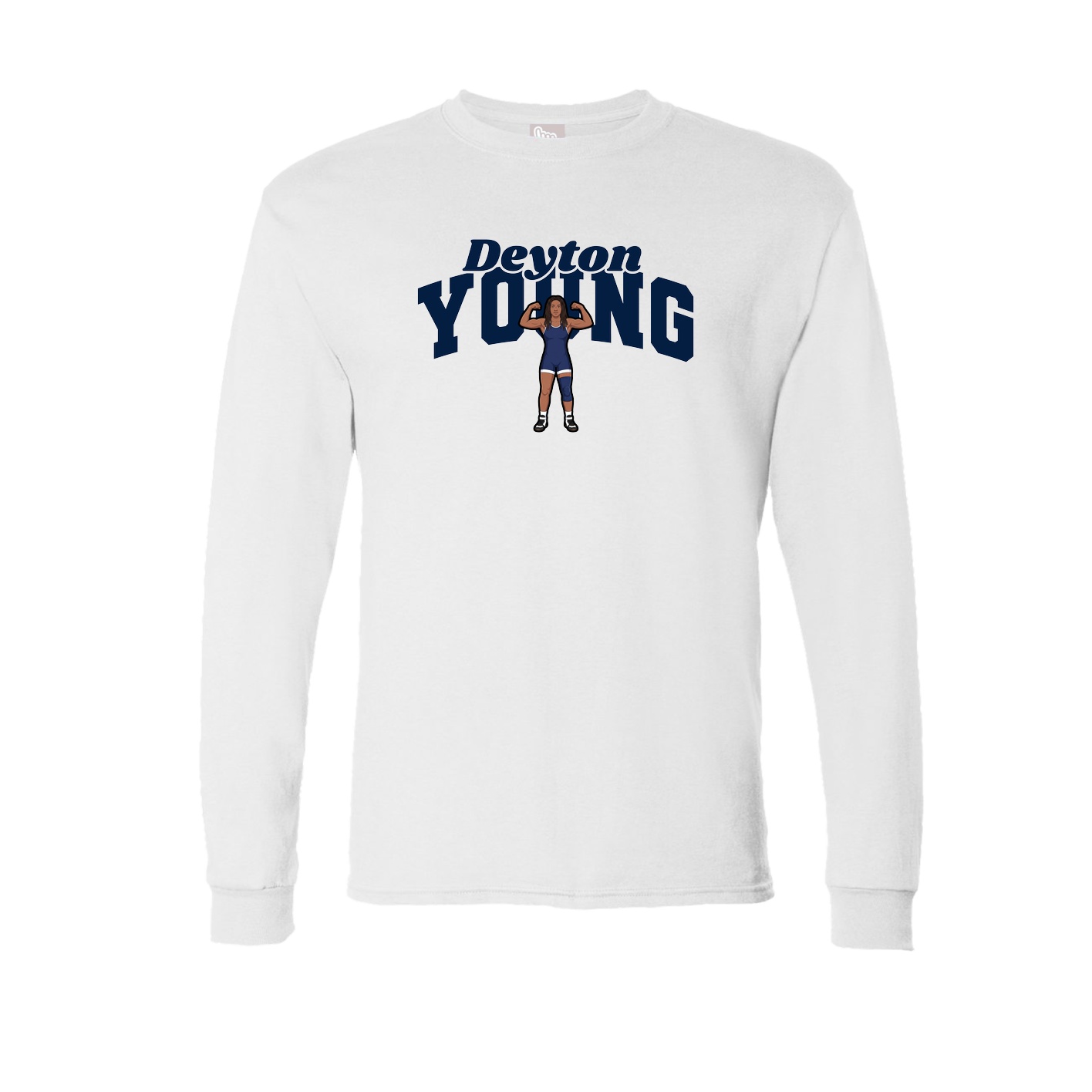 Long Sleeve Tee — Signature Arch in White