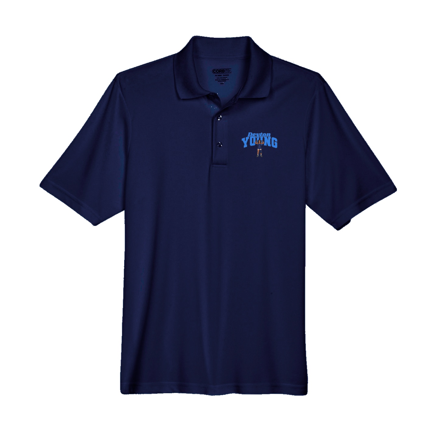 Performance Polo — Signature Arch in Navy