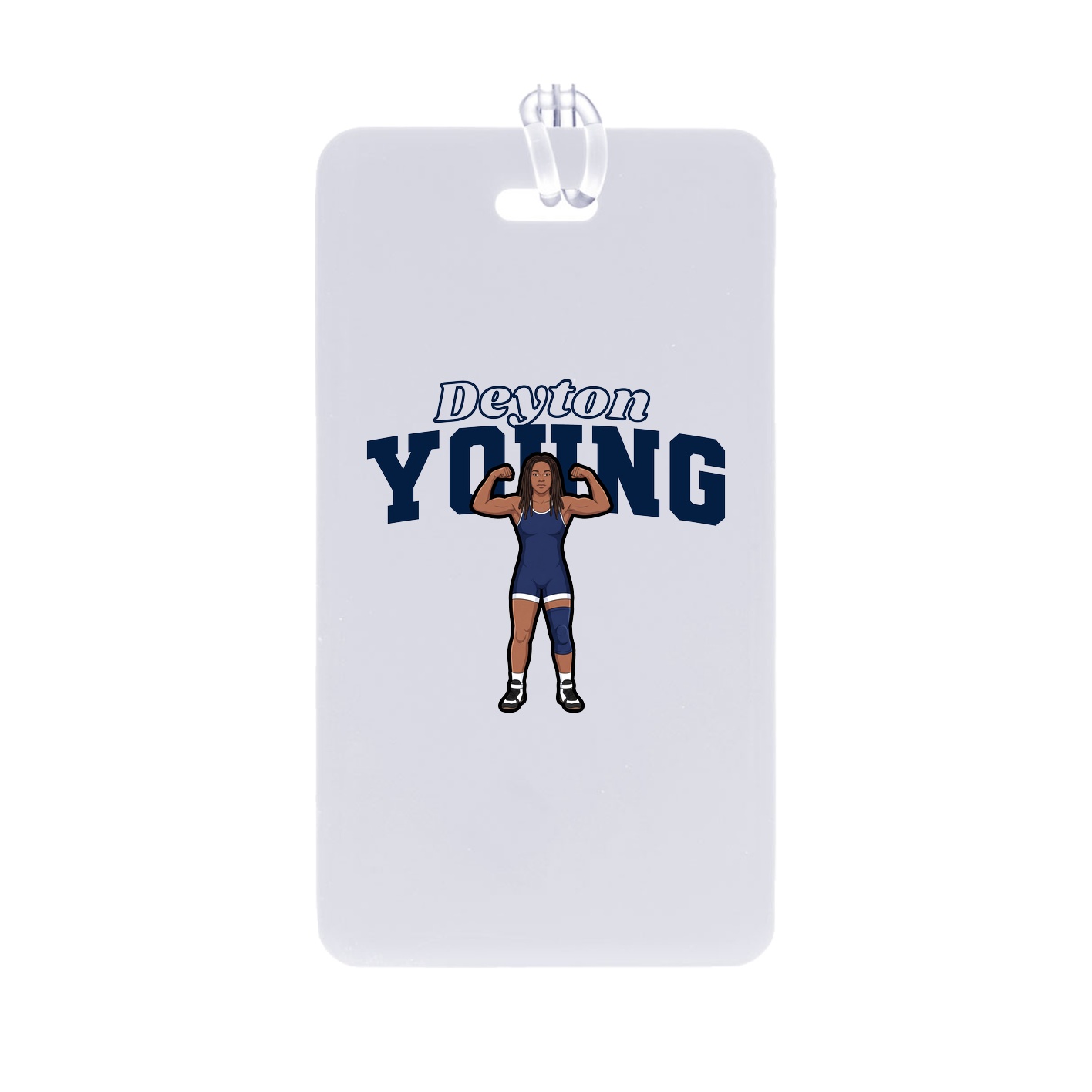 Bag Tag — Name Arch in Classic
