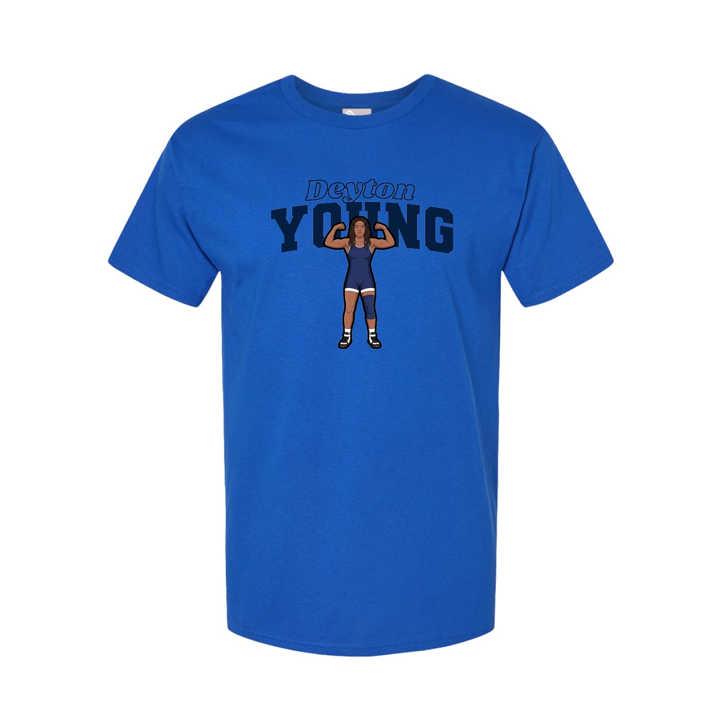Tee — Name Arch in Royal