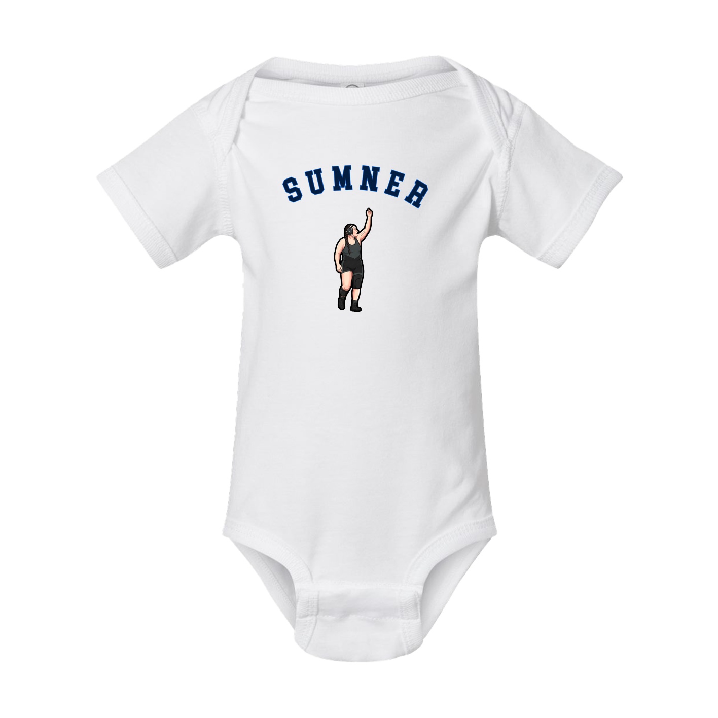 Baby Onesie — Shirsey Arch in White