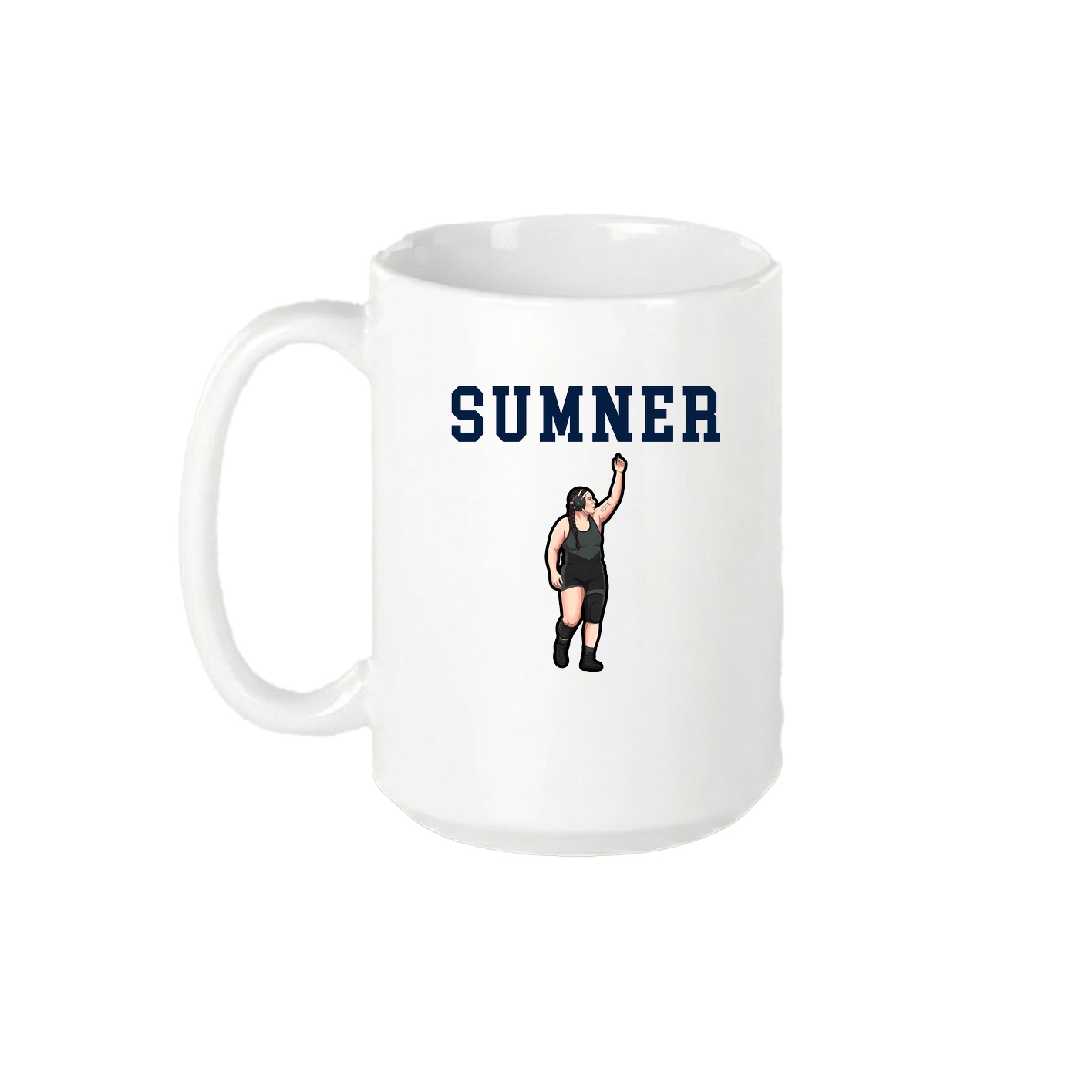 15oz Coffee Mug — Shirsey in White