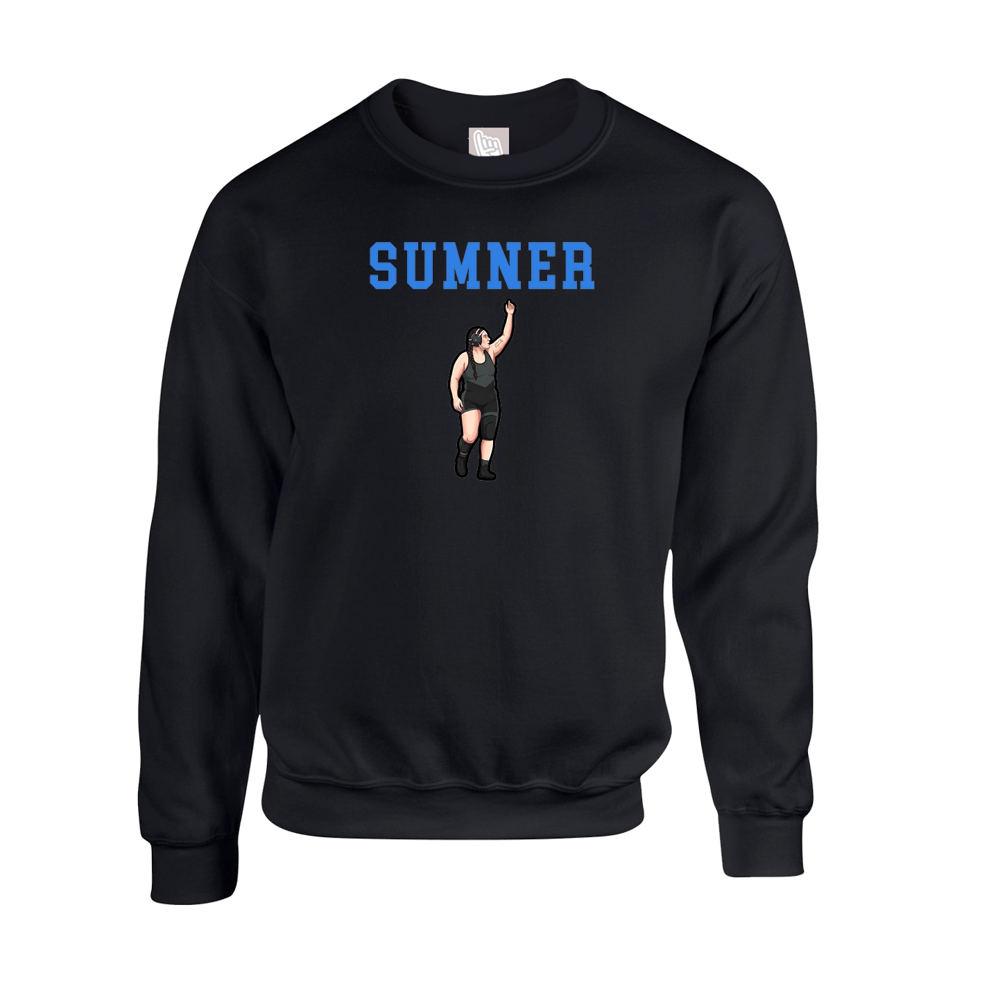 Fleece Crew — Shirsey in Black