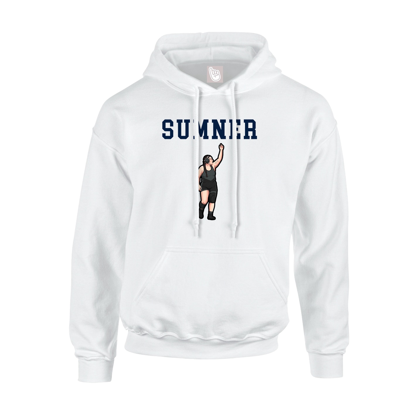 Youth Hoodie — Shirsey in White