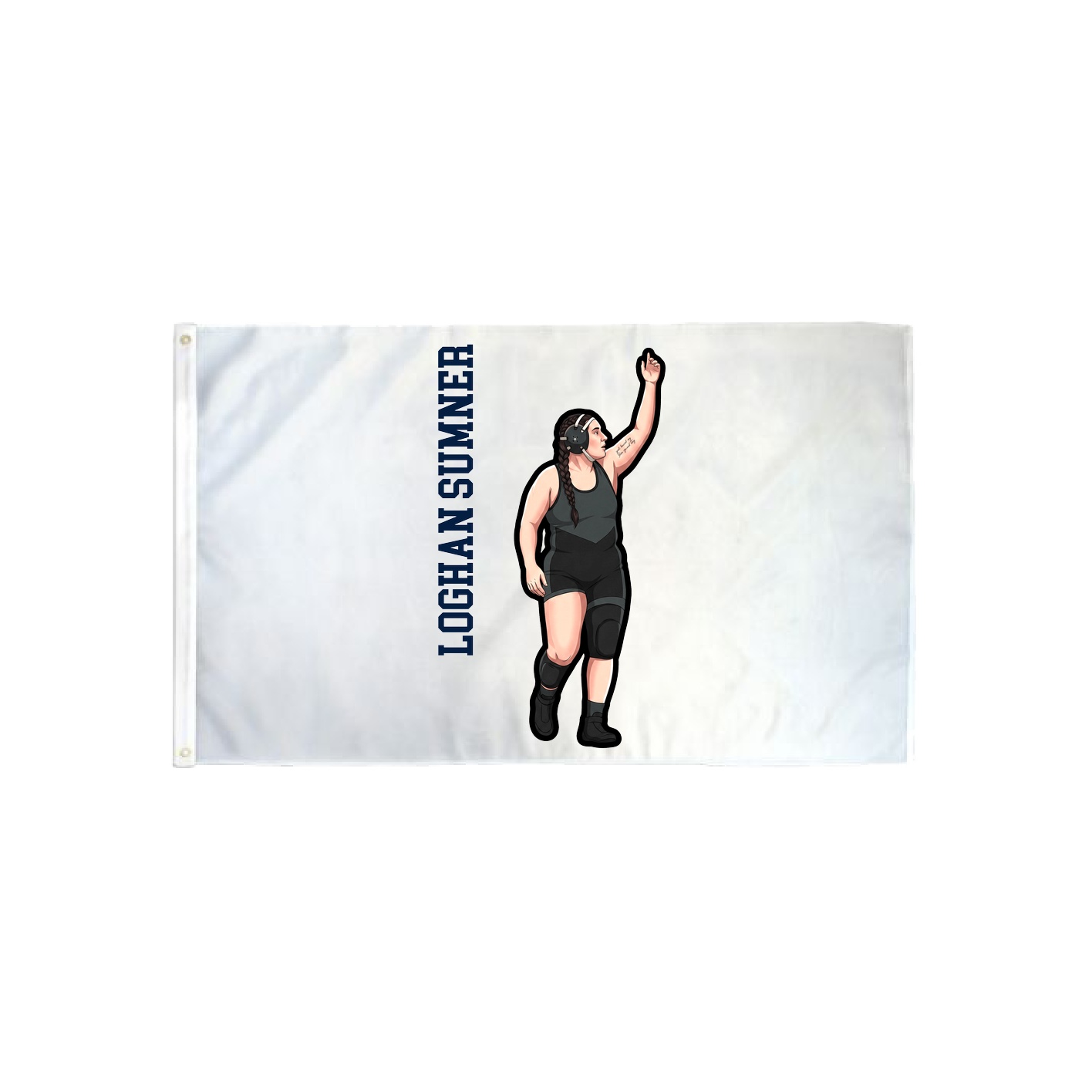 3x5 Flag — Name Vertical in Classic