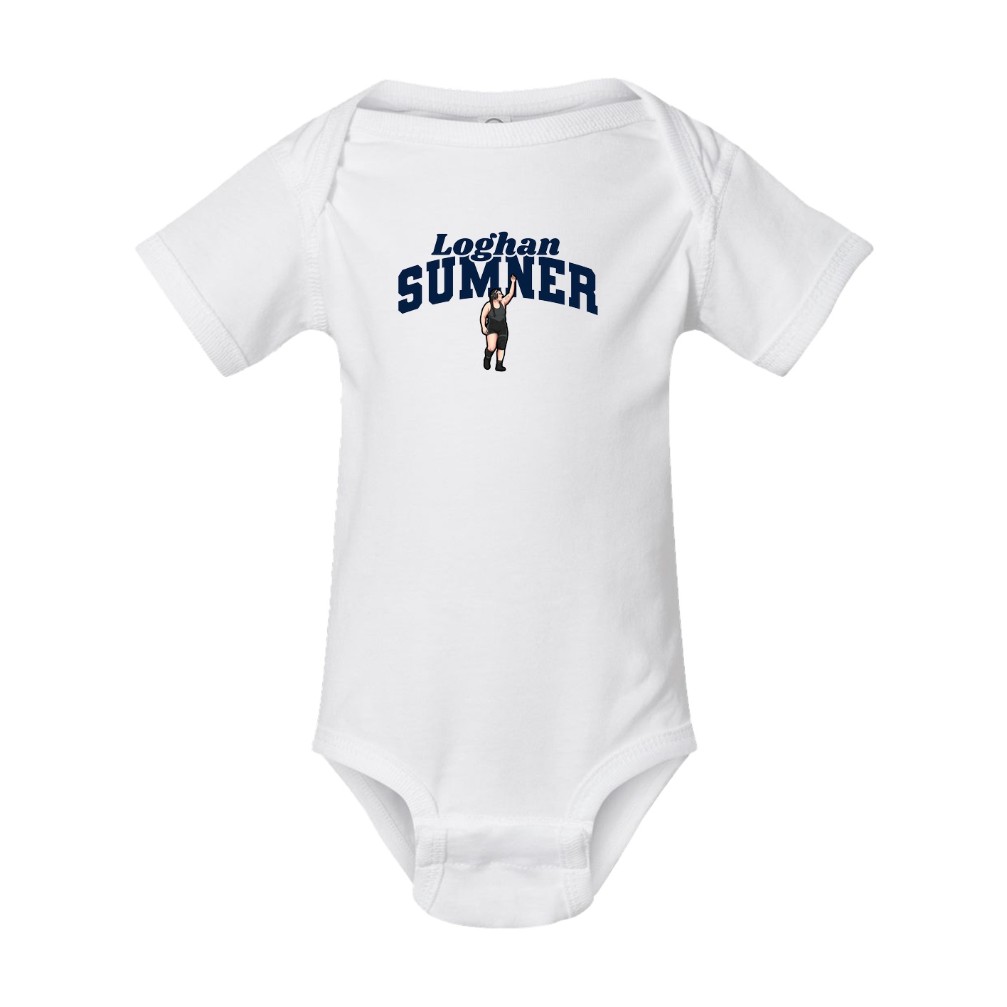 Baby Onesie — Signature Arch in White
