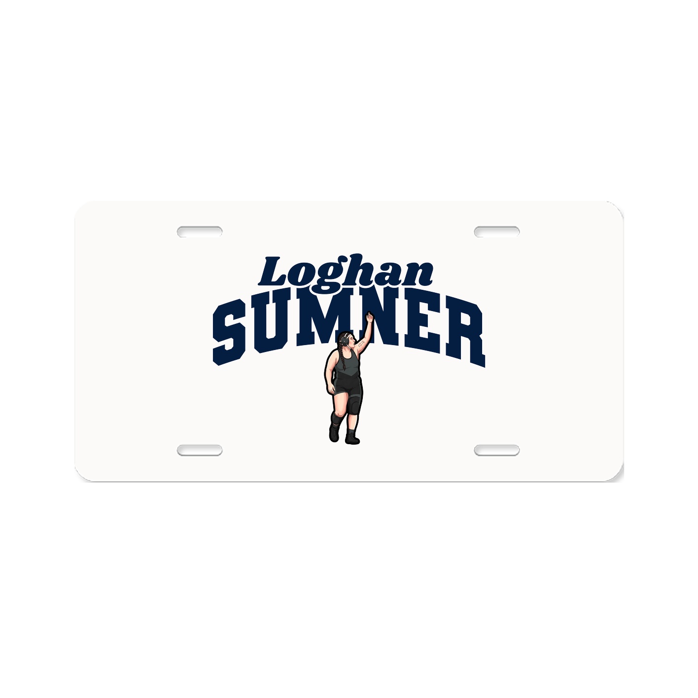 License Plate — Signature Arch in Classic