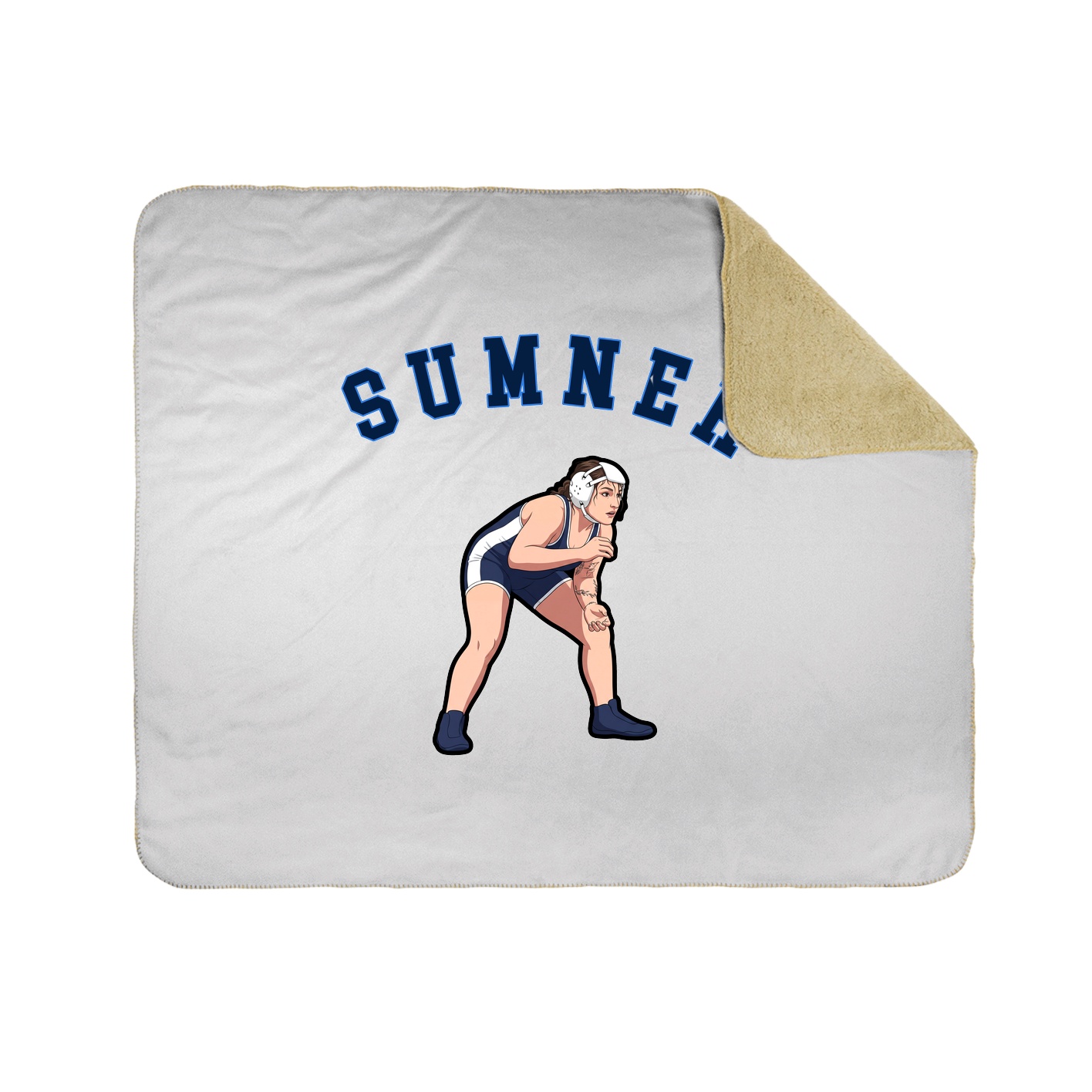 Throw Blanket — Shirsey Arch in White
