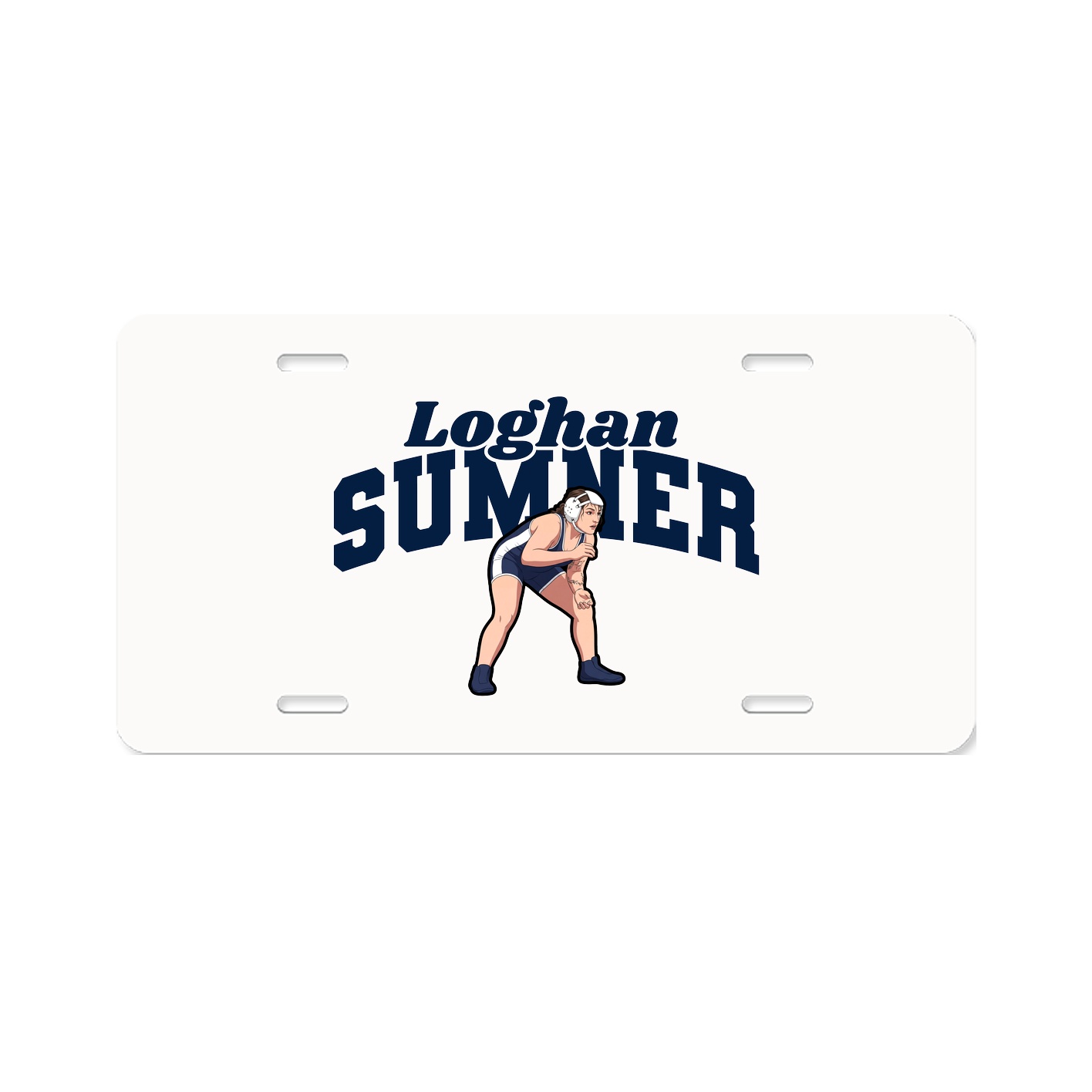 License Plate — Signature Arch in Classic