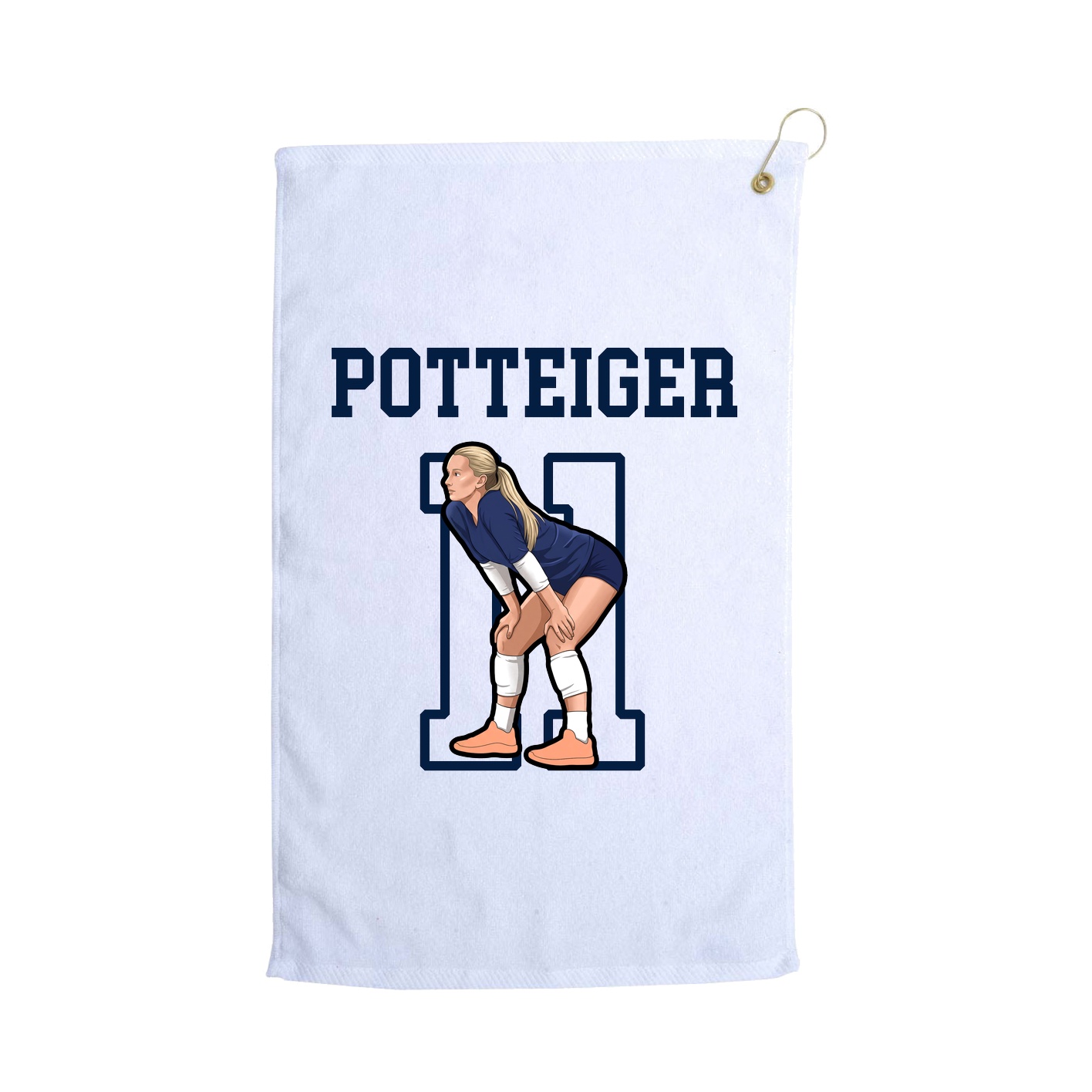 Golf Towel — Shirsey in White