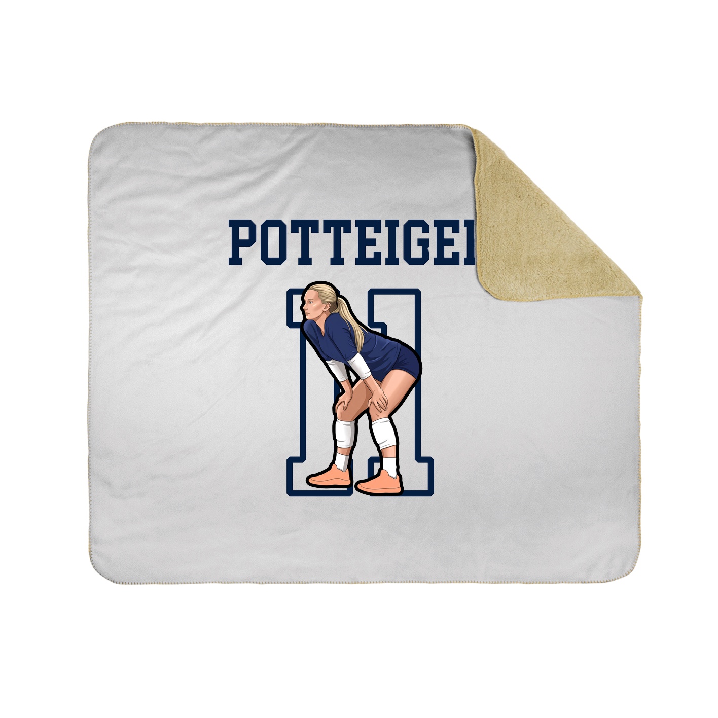 Throw Blanket — Shirsey in White