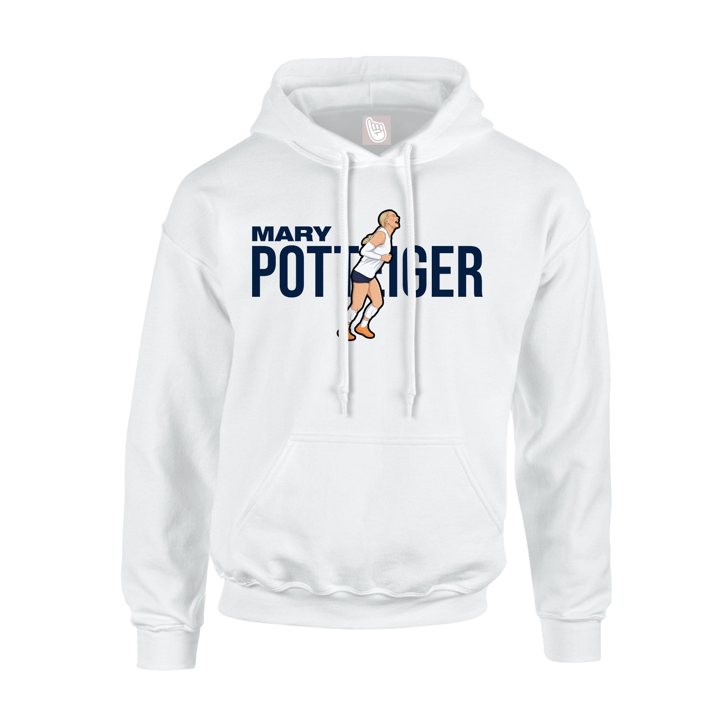 Hoodie — Player Name in White