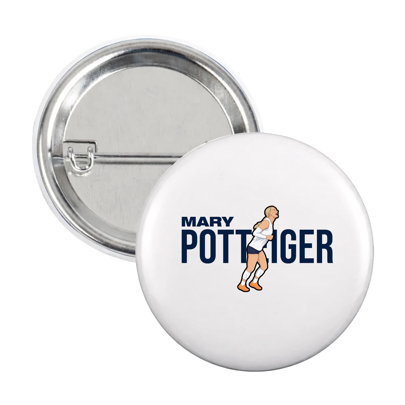 Game Day Button — Player Name in White