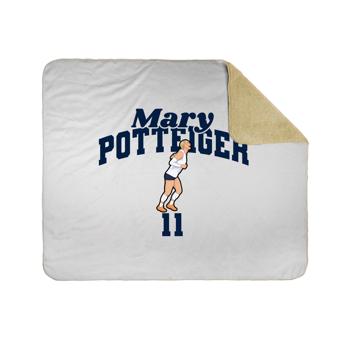 Throw Blanket — Signature Arch in White