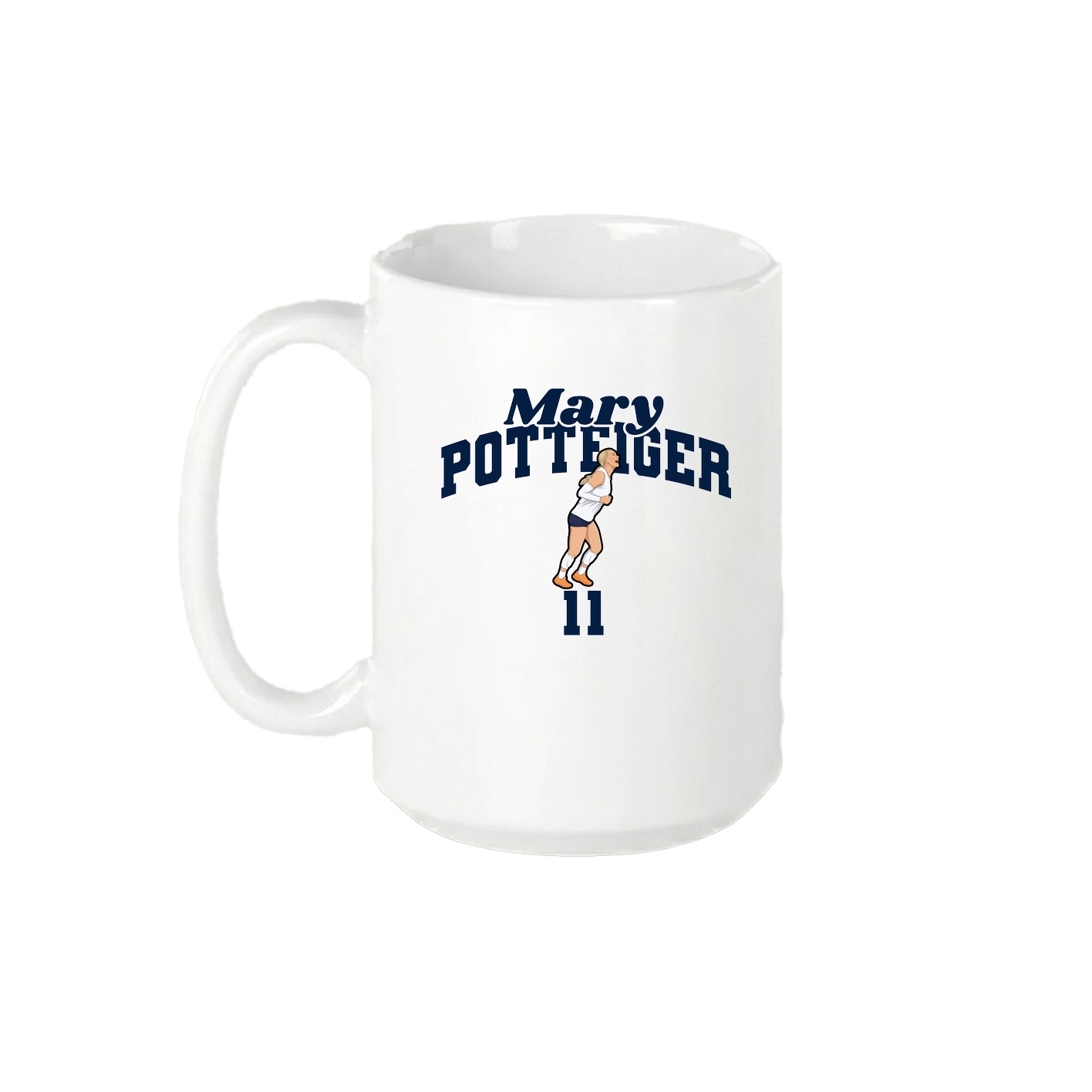 15oz Coffee Mug — Signature Arch in White