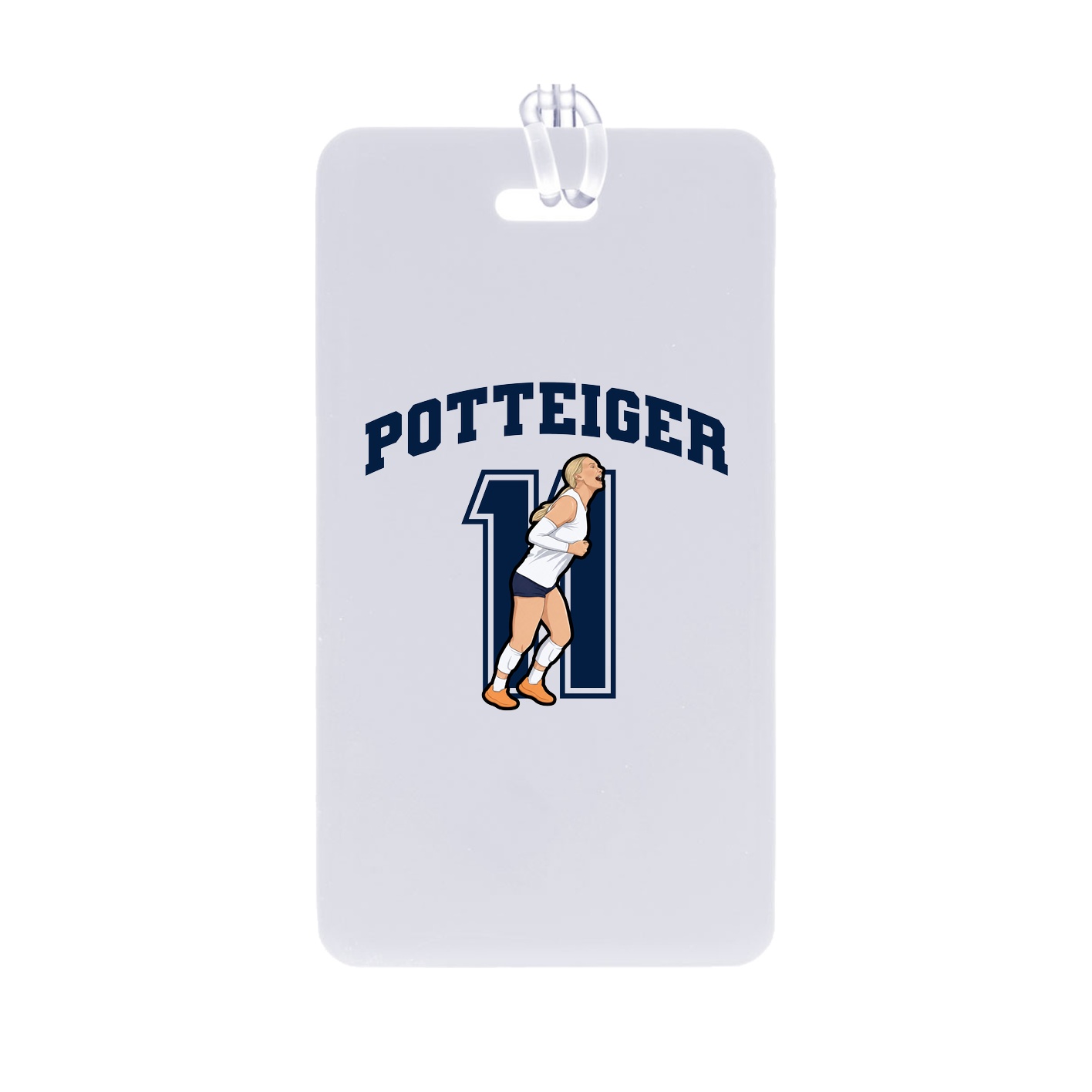 Bag Tag — Number in Classic