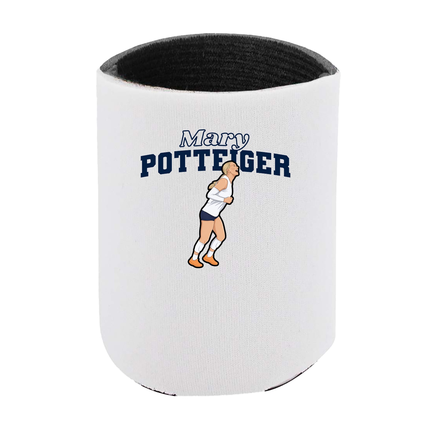 Can Holder — Name Arch in White