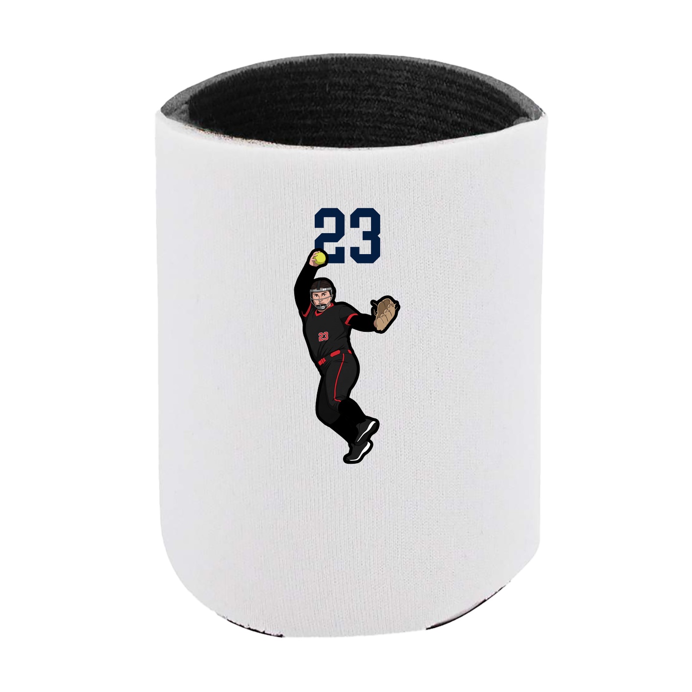 Can Holder — Number Top in White