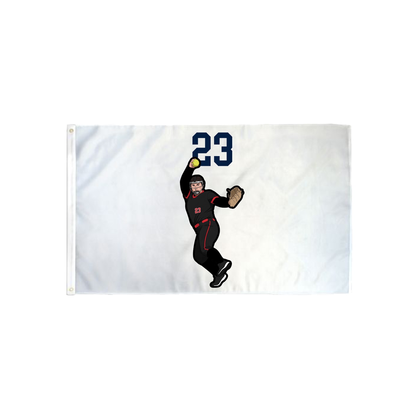 3x5 Flag — Number Top in Classic