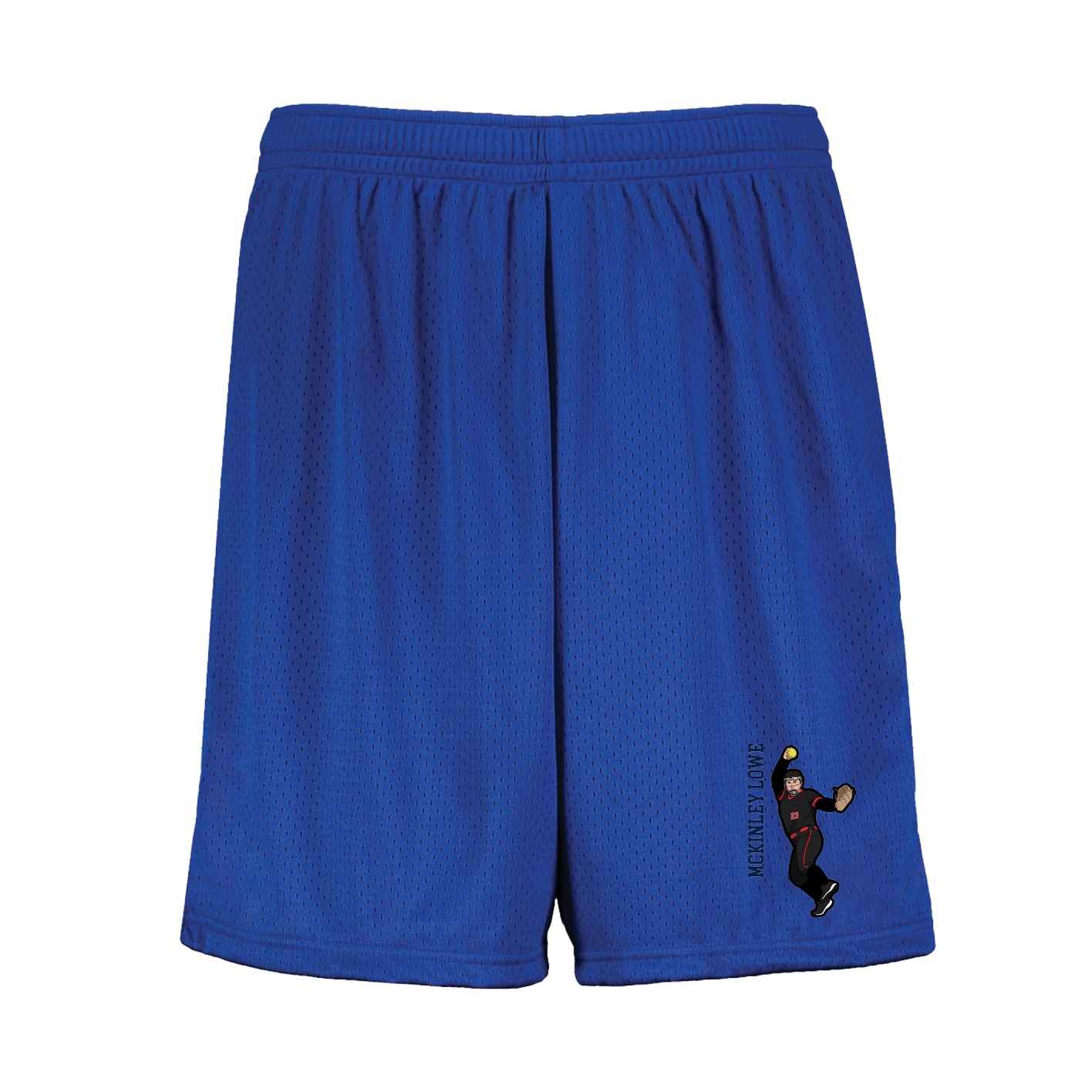Shorts — Name Vertical in Royal
